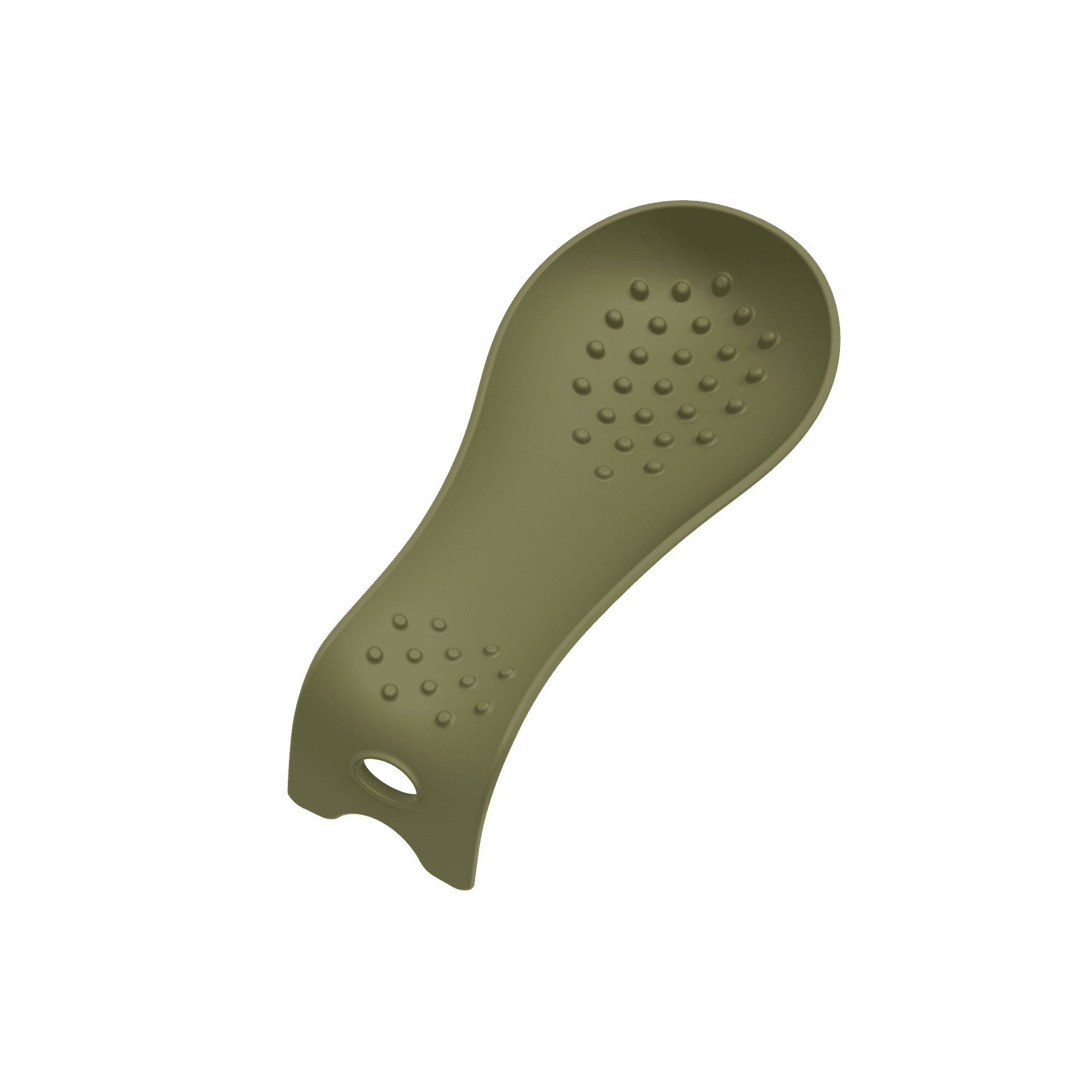 Kochblume Kochlöffelhalter Kochblume Löffelablage aus Silikon in olive günstig online kaufen