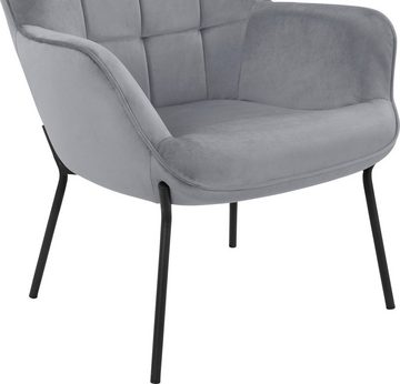 OTTO products Loungesessel Luukas (1-St), Stoff recyceltes Polyester, Sitz und Rücken gepolstert, Sitzhöhe 46 cm