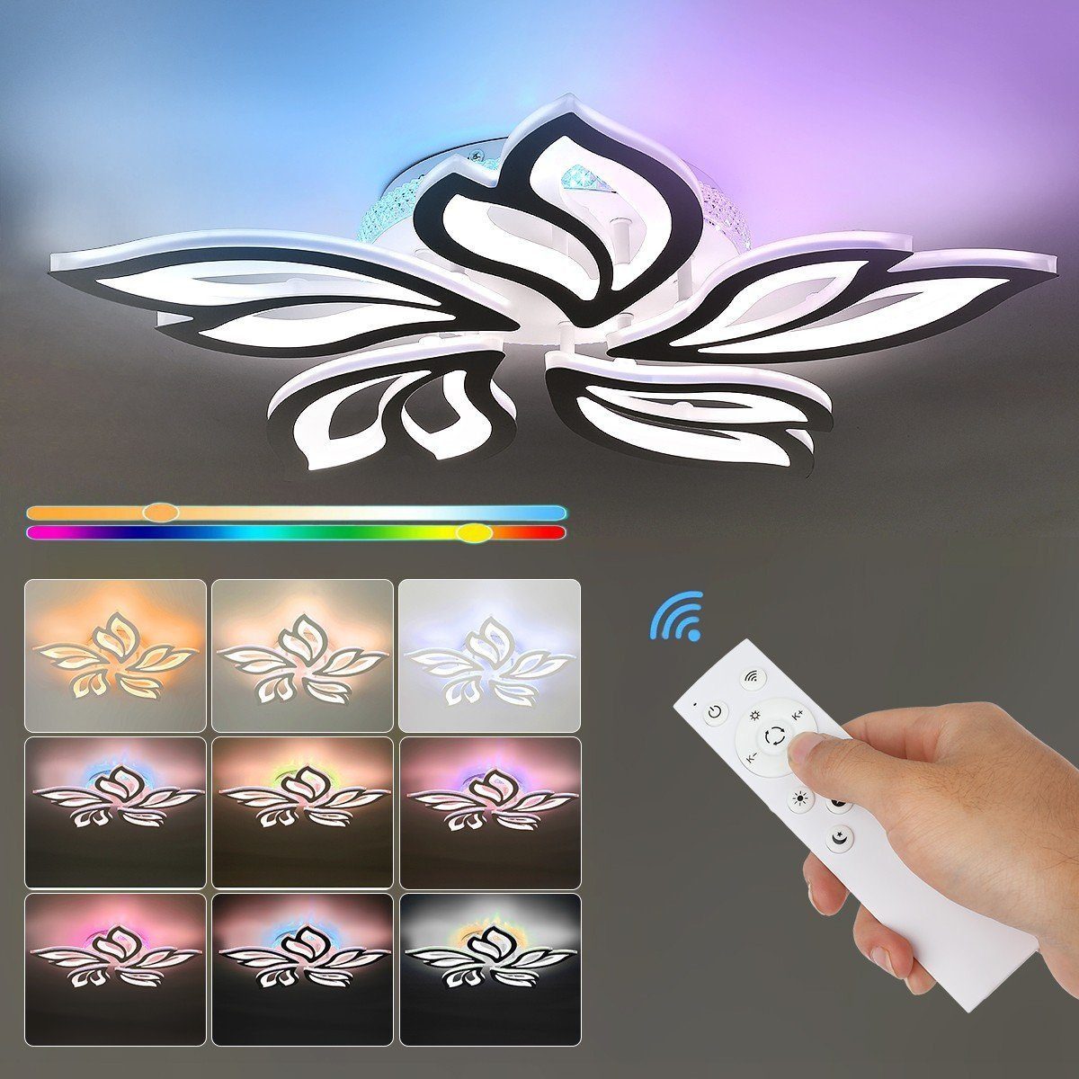 WILGOON LED Deckenleuchte Deckenlampe Dimmbar mit günstig online kaufen