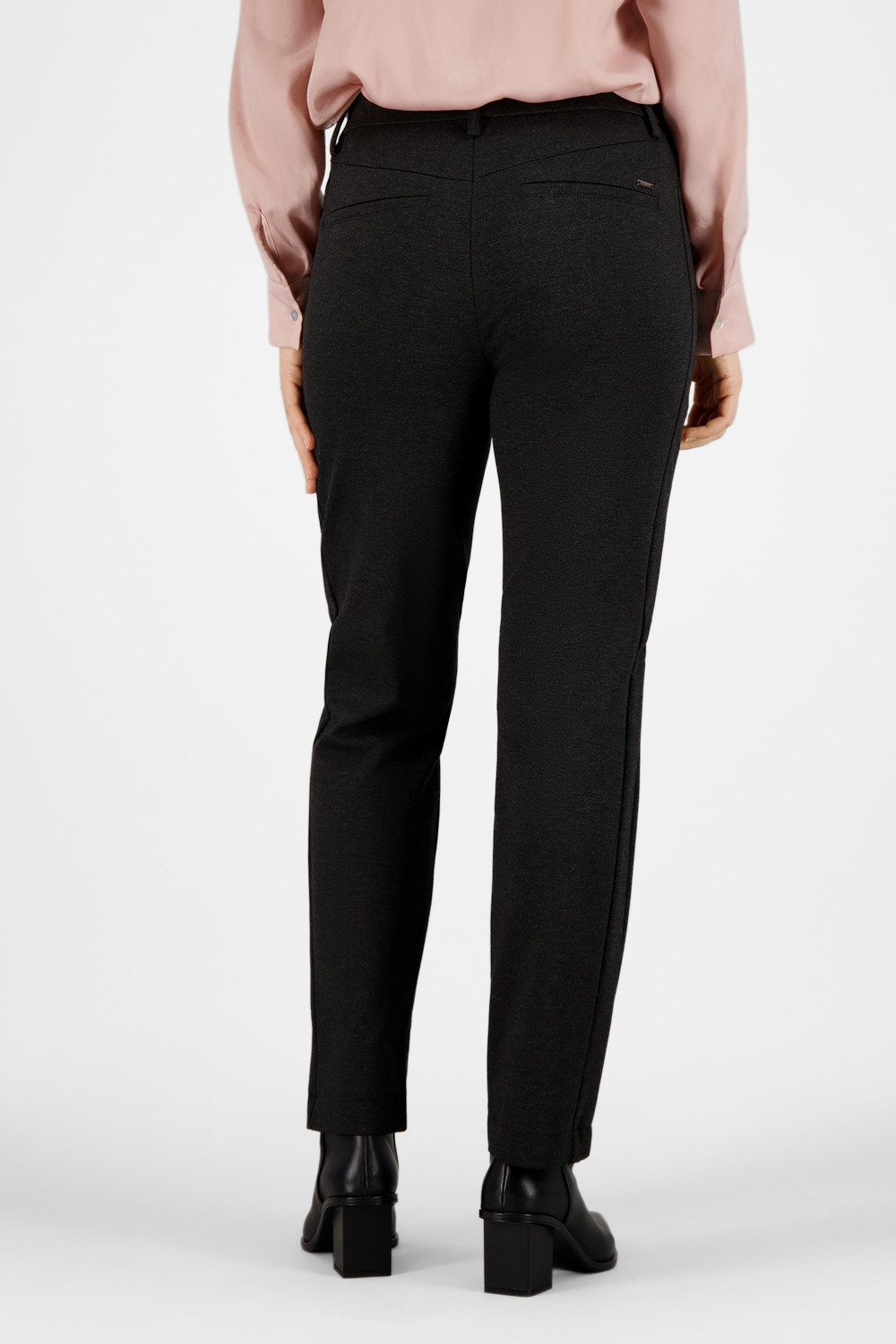 Atelier GARDEUR Slim-fit-Jeans ZENE57-601281-1098 Slim Fit Hose schwarz anthrazit Elastischer Viskosemix mit schrägen Reißverschlusstaschen