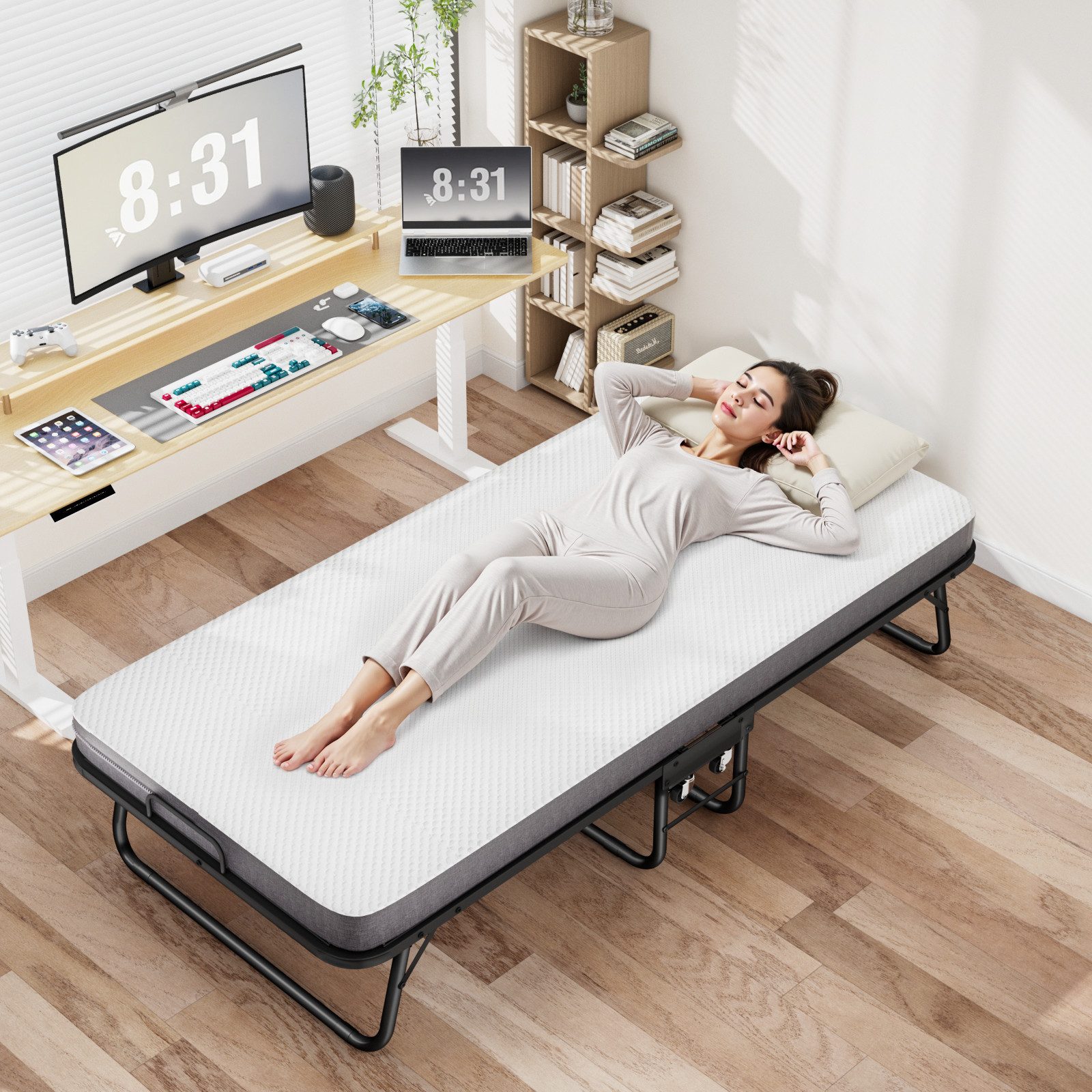 Yoimoimo Klappbett Klappbett 90x190 cm mit günstig online kaufen