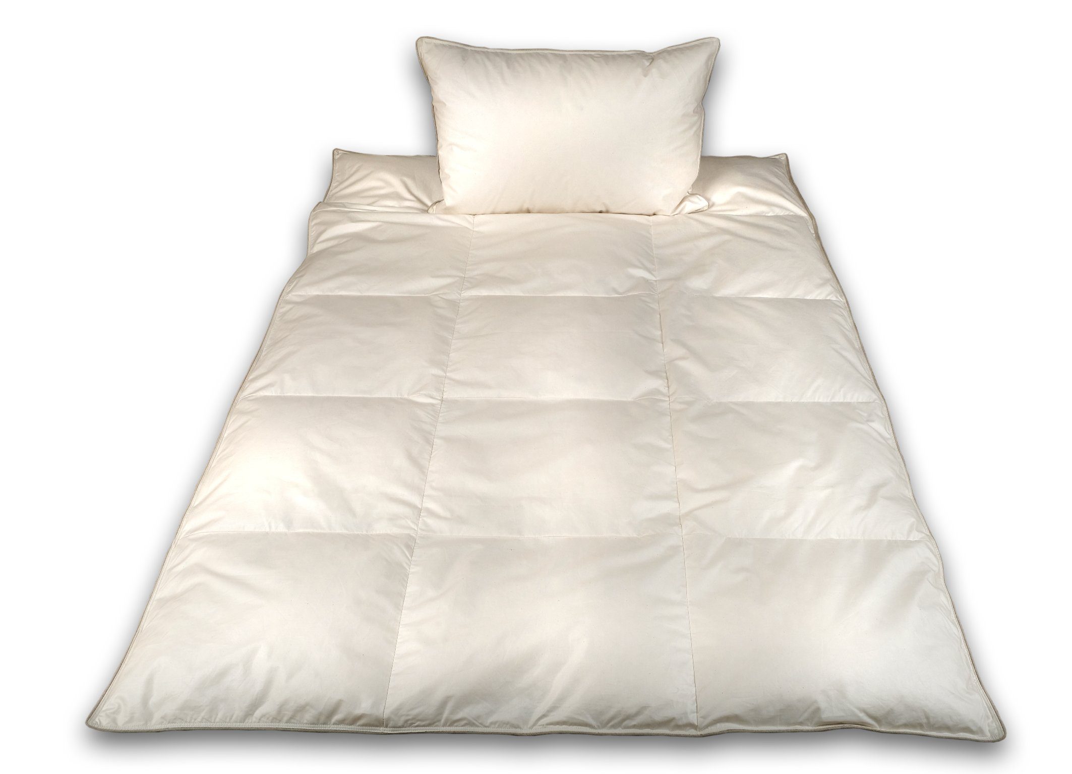 KiGATEX Babybettdecke Kinder Daunenbett-Set 100% Baumwolle (Bio-Baumwolle) 90% Gänsedaunen, Füllung: 90%Gänsedaunen/10%Gänsefedern
