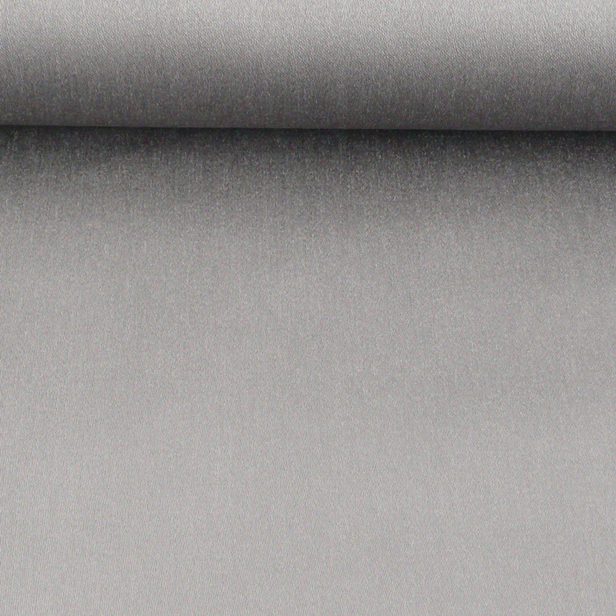 SCHÖNER LEBEN. Stoff Baumwolle Stoff Meterware Baumwolle Satin Spandex dark grey 145cm