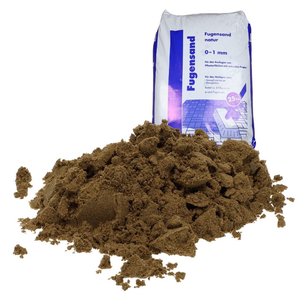 Fugensand Fugensand 25 kg 0,1 - 1,0 mm Quarzsand Fugenfüller Pflastersand Sand
