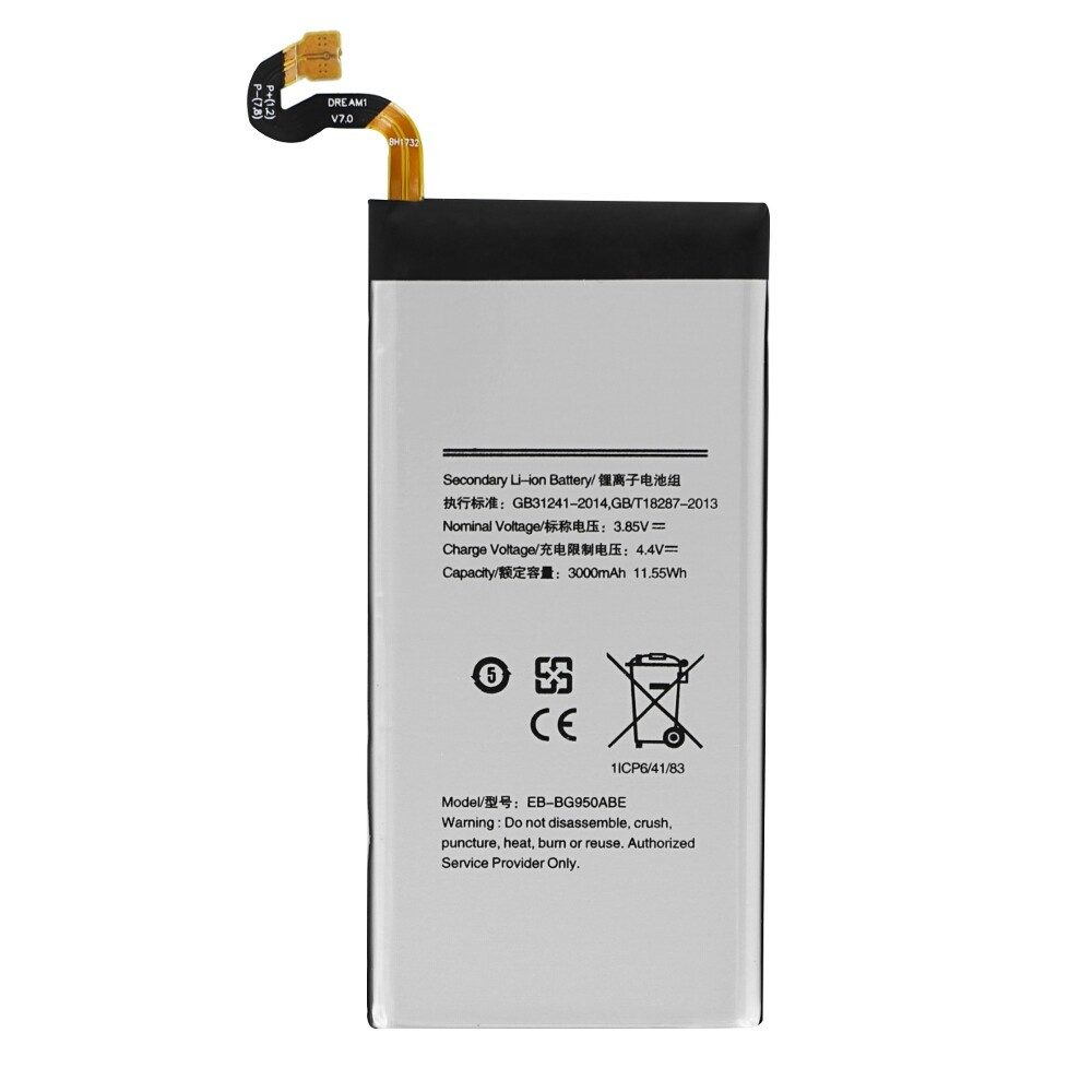 Akku für Samsung Galaxy S8 G950F EB-BG950ABE 3000mAh Batterie wie Orig Handy-Akku (1 St)