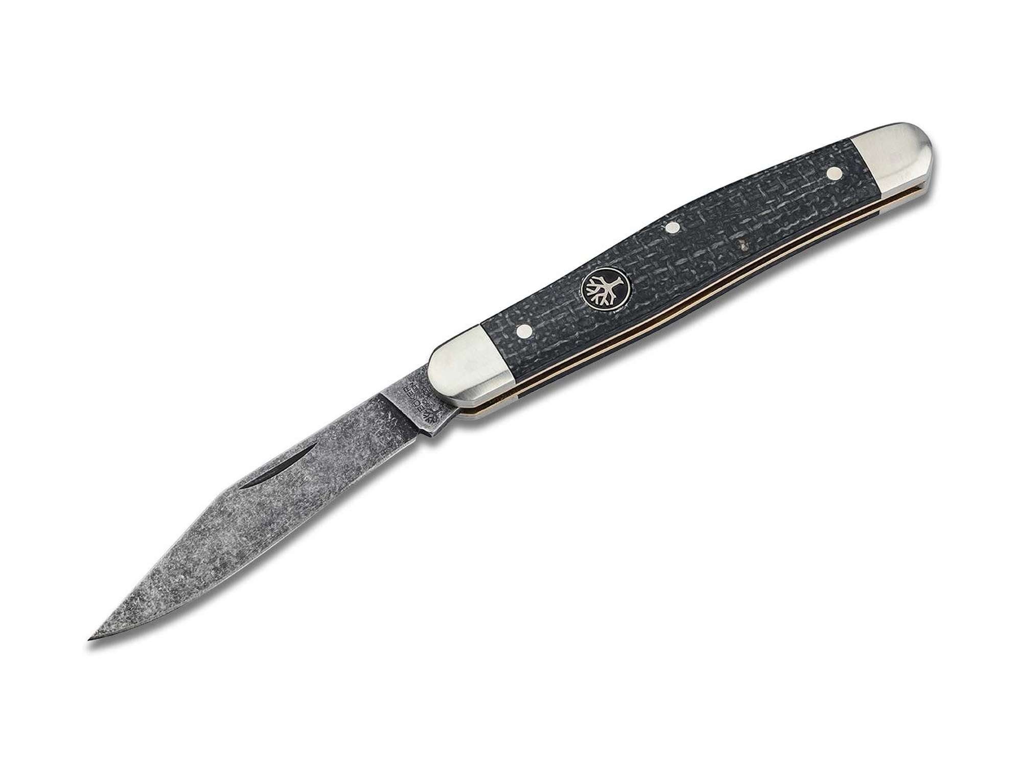 Böker Taschenmesser Stockman Jute O1 Slipjoint Schließmesser | Taschenmesser