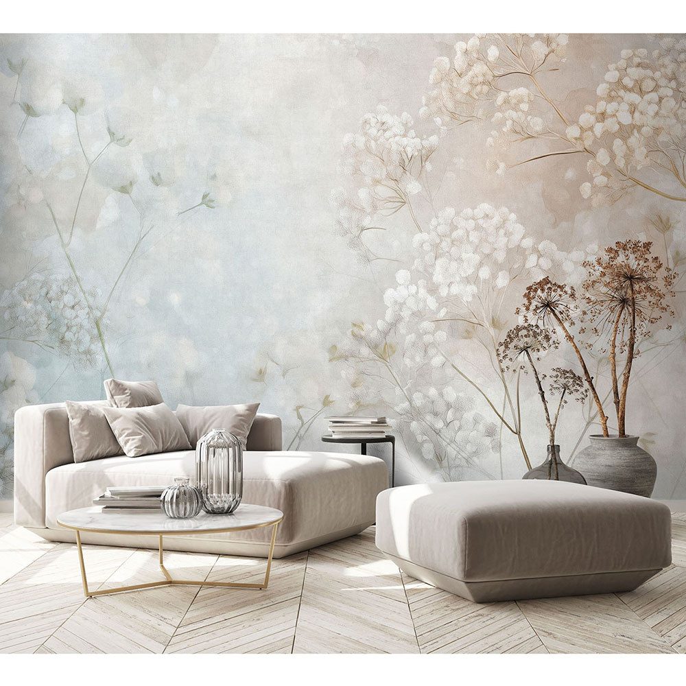 Erismann Fototapete Blumen Motiv Blau Beige 22078-07-01 Guido Maria Kretschmer