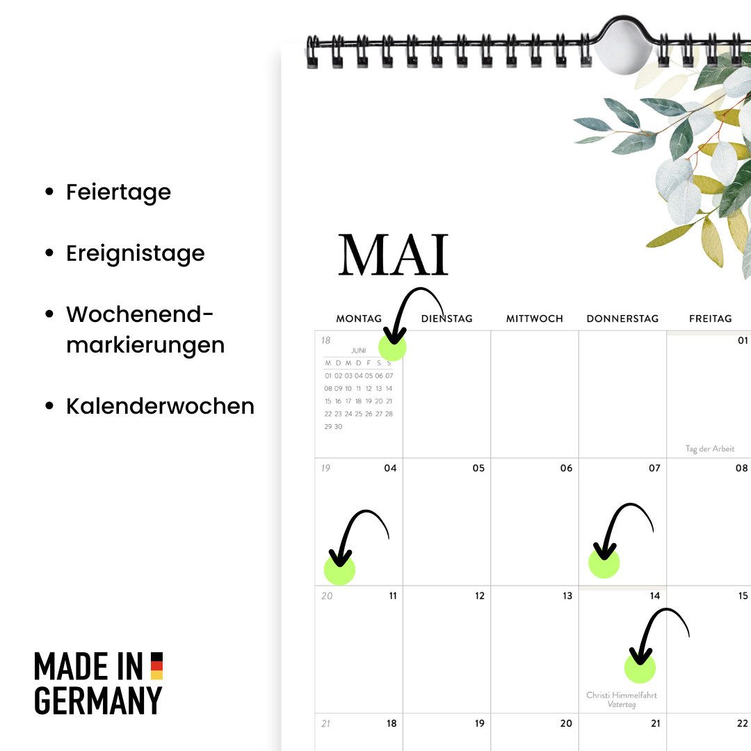 heaven+paper Monatskalender