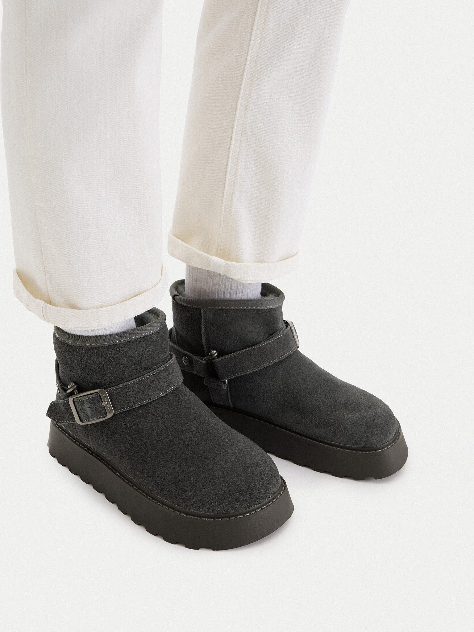 G-STAR G Star Raw Damen-Schneestiefel Grau G-STAR RAW-CEO-ZEHRA-01 Grau Winterstiefel