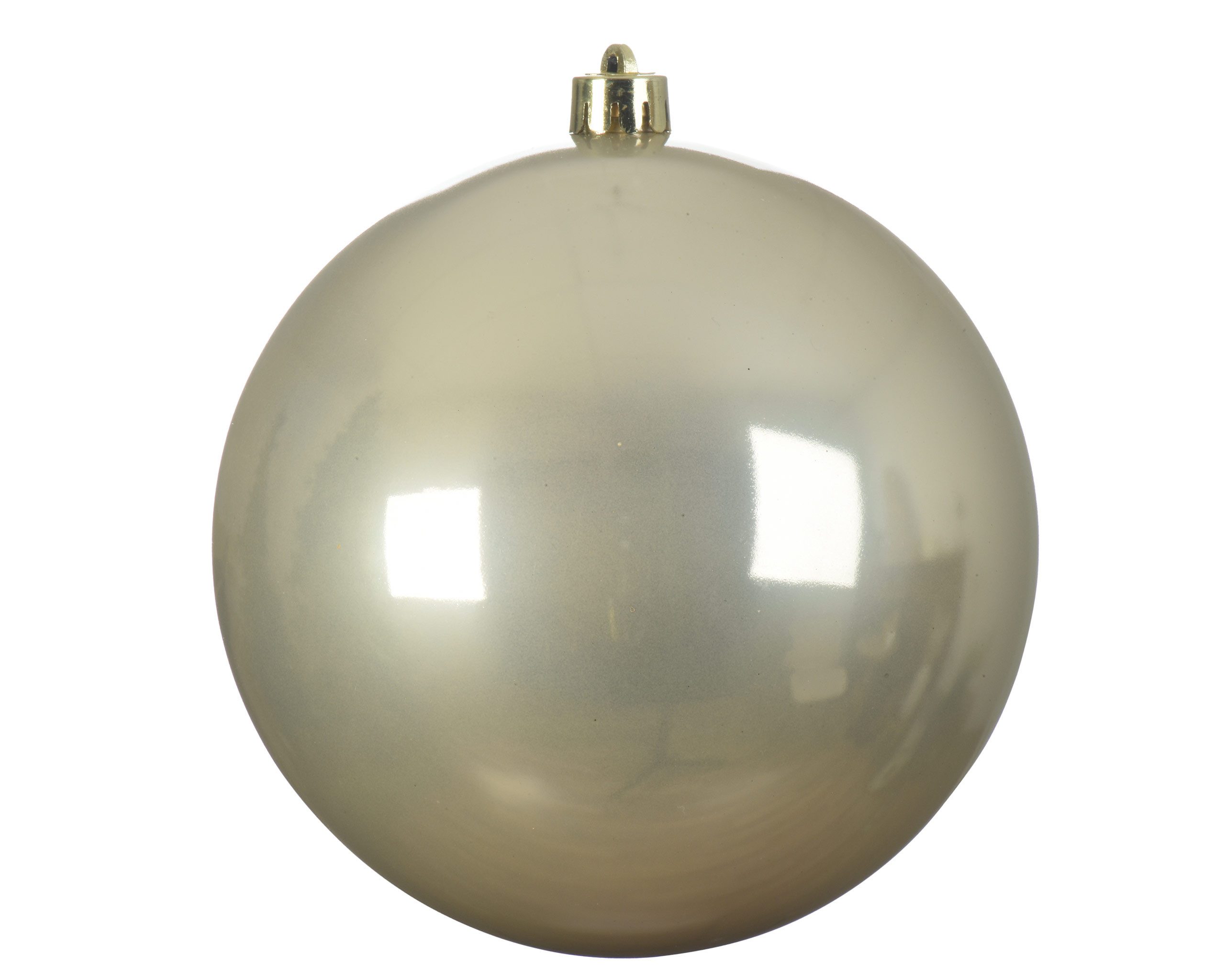 Kaemingk Weihnachtsbaumkugel, Weihnachtskugeln Kunststoff 14cm 1 Stück - Perle