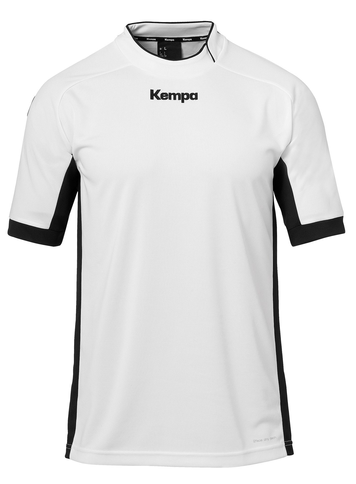 Kempa Trainingsshirt Kempa Shirt PRIME TRIKOT schnelltrocknend weiß/schwarz | Funktionsshirts