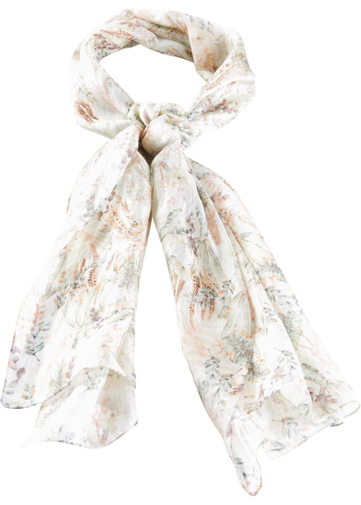 bonprix Schal, aus reiner Seide, klassischer Stil, leichtes Material