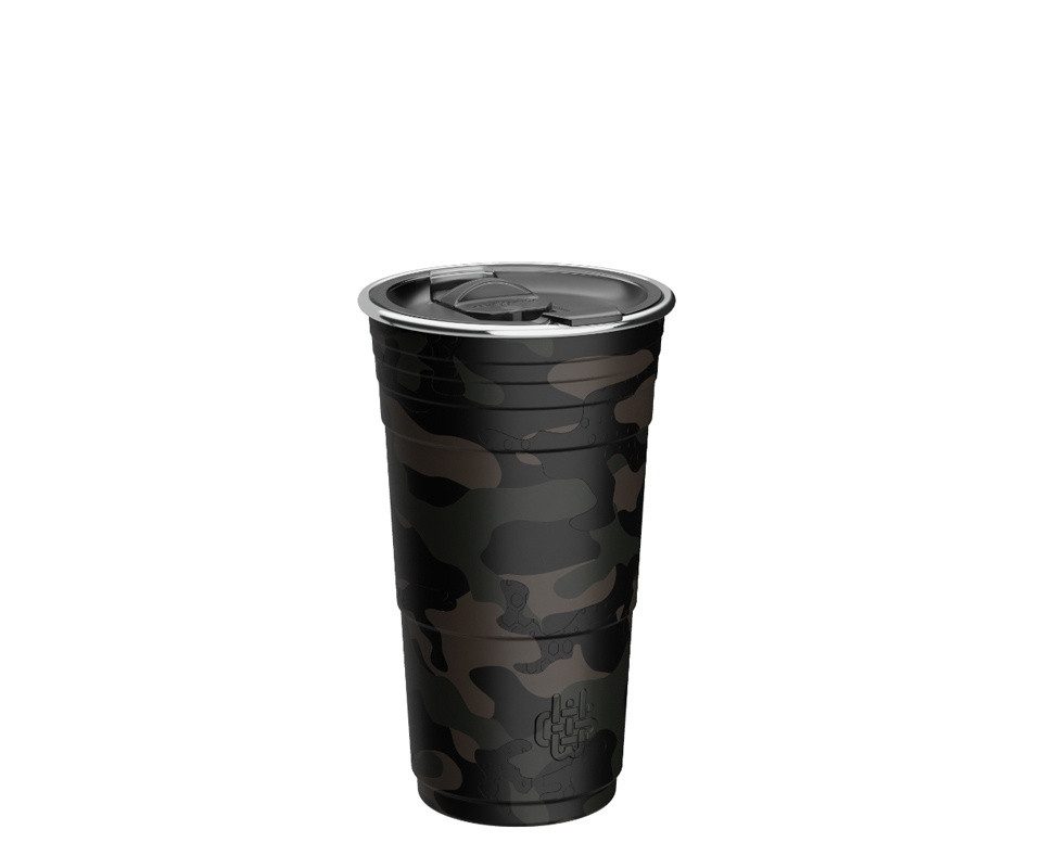 WYLD GEAR Thermoflasche Wyld Gear WYLD CUP 16 OZ (473 ml), Trinkbecher, 18/8 Edelstahl, shadow, Isolierend