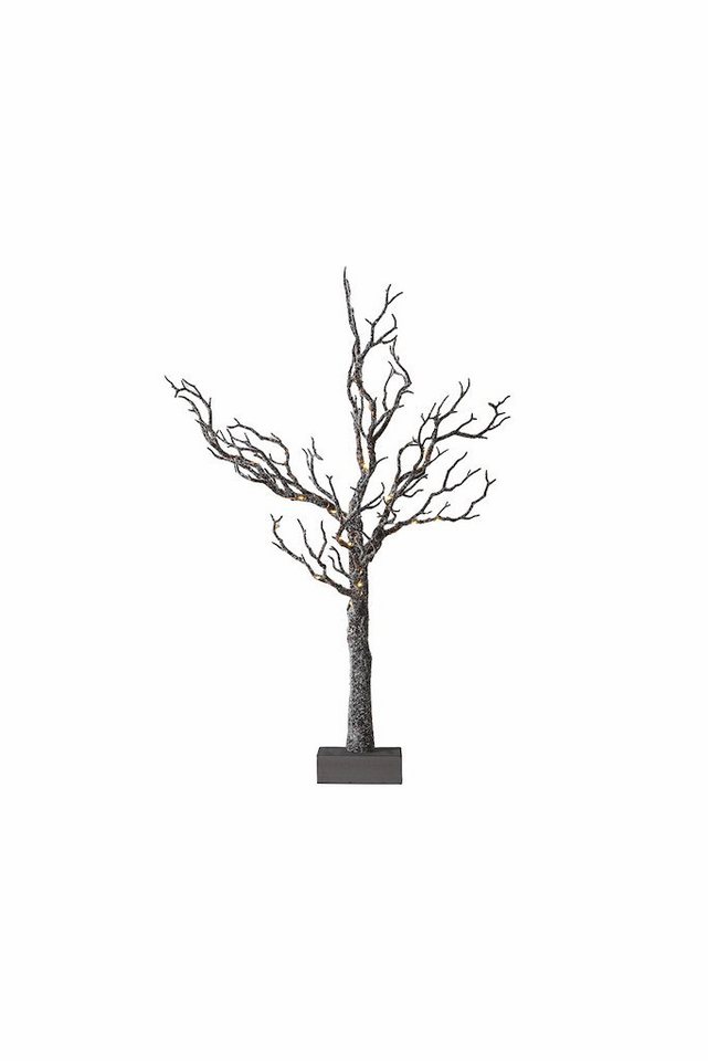 Sirius Home A/S LED Baum Tora Tree beschneit LED warmweiß braun innen, LED  fest integriert, warmweiß