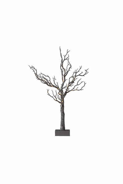 Sirius Home A/S LED Baum Tora Tree beschneit braun, LED fest integriert, warmweiß