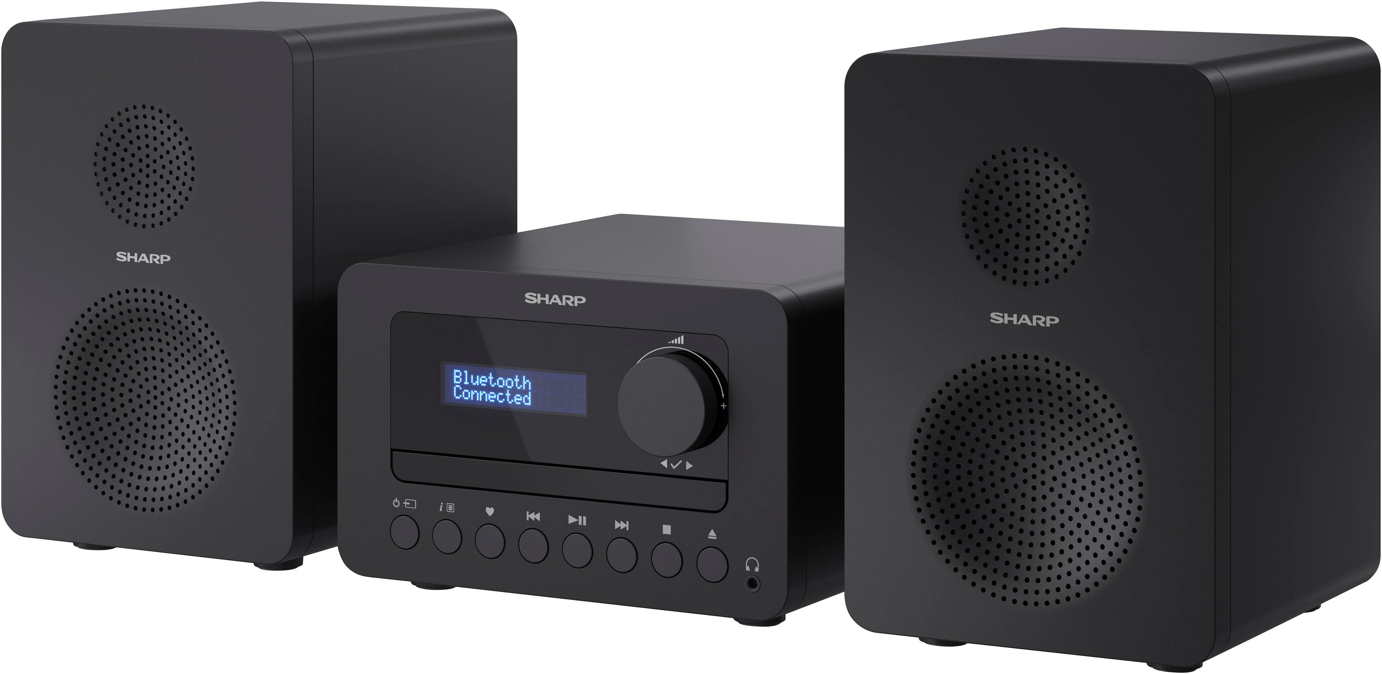 Sharp Audio-System XL-B520D(BK) (40 W, A2DP Bluetooth, AVRCP Bluetooth, Bluetooth)