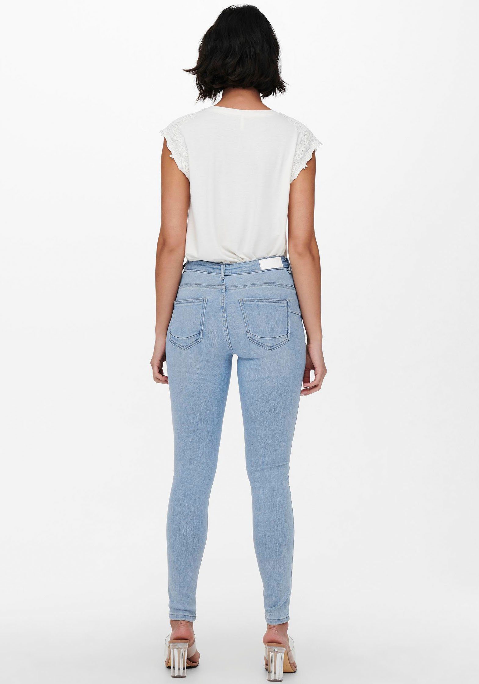 ONLY Skinny-fit-Jeans ONLPOWER MID PUSH UP günstig online kaufen