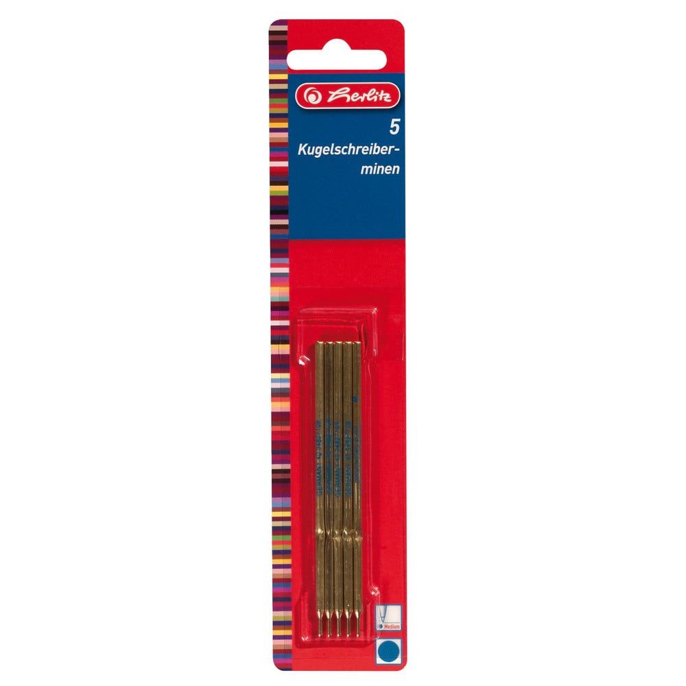 Herlitz Kugelschreiber herlitz Kugelschreibermine A3 blau Mine A3 medium
