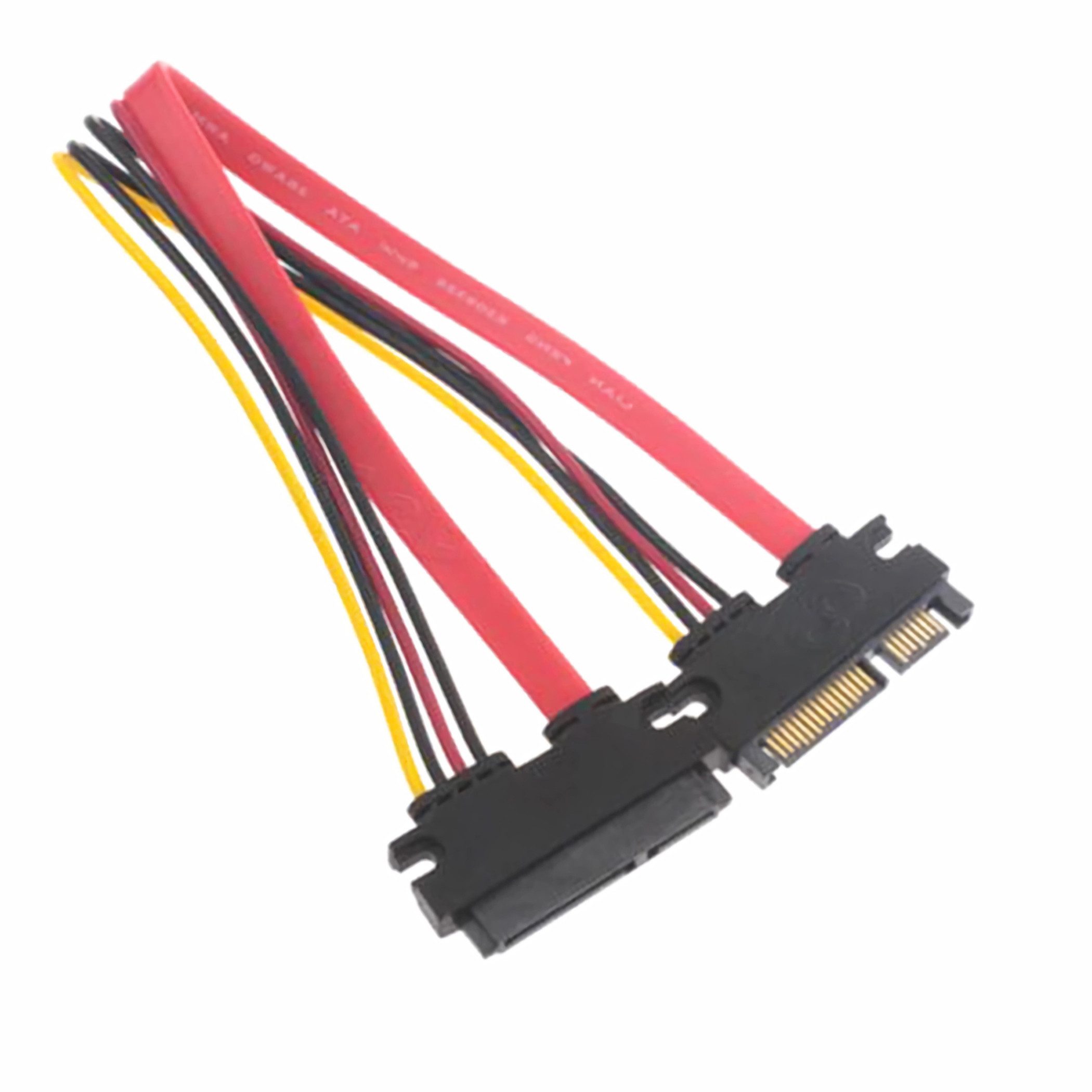 P29 S-ATA Daten Strom Verlängerung Kabel SATA 7+15pin Stecker - Buchse Computer-Kabel