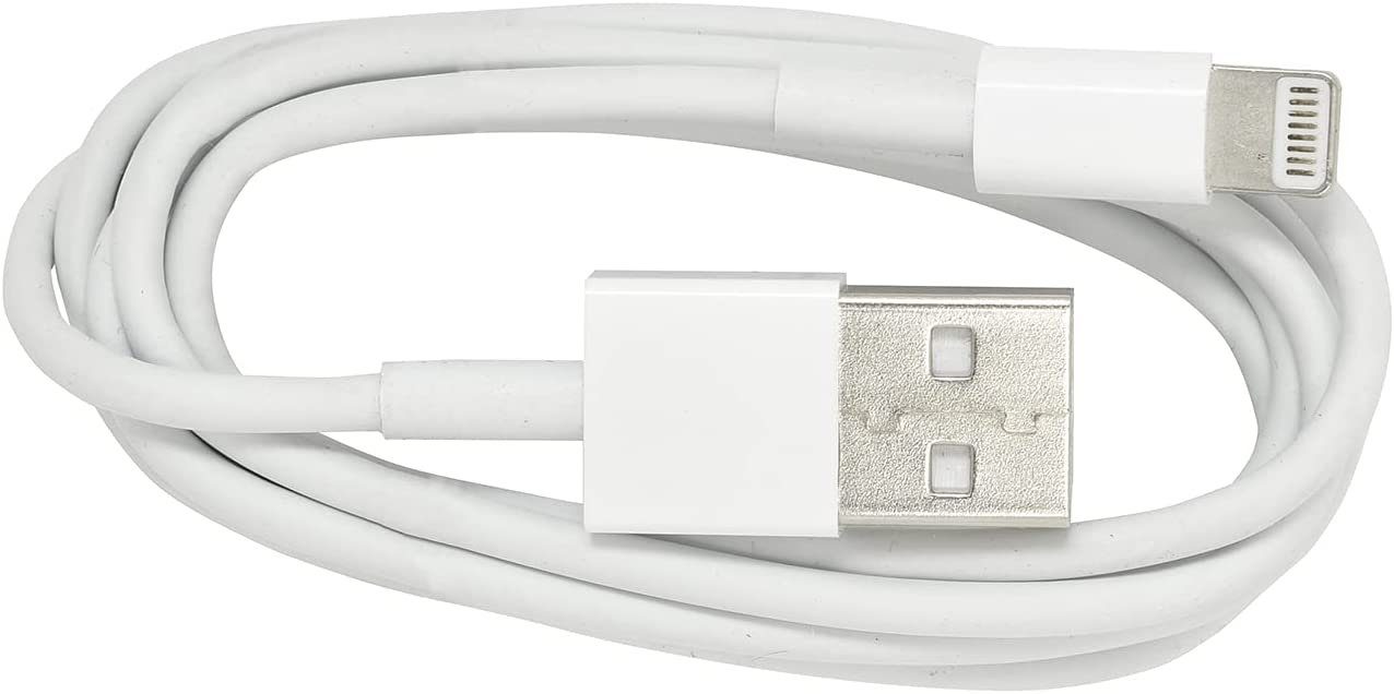 HEITECH USB Ladekabel USB A Stecker auf iPhone Stecker für iPhone Länge 1 m USB-Kabel, (100 cm)