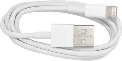 HEITECH USB Ladekabel USB A Stecker auf iPhone Stecker für iPhone Länge 1 m USB-Kabel, (100 cm)