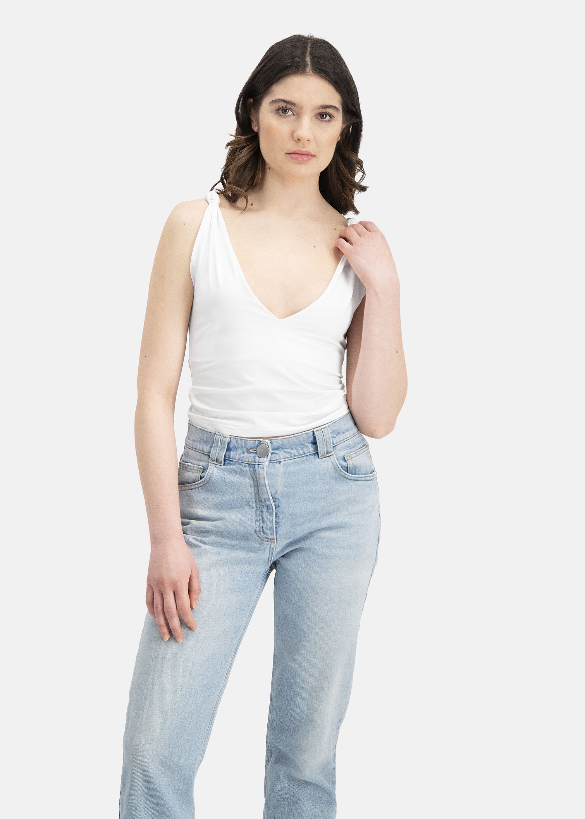 Nicowa Shirttop NODOWIA (1-tlg) mit Knotendetail