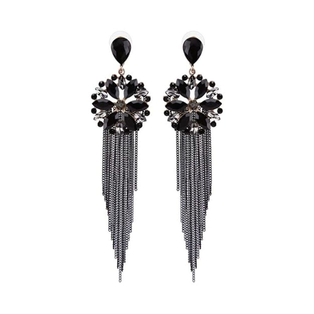 YouBella Ohrring-Set Kristall Quaste vergoldet Серьги Für Frauen & Mädchen (Party Wear, Mode, Geeignet für alle Anlässe), Best For Gifting, Hochzeit, Stilvoll