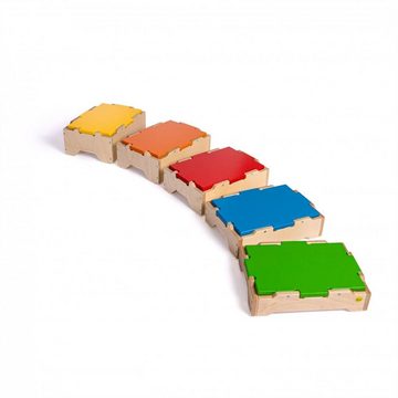 Erzi® Lernspielzeug (Set, 5-St), Balanciertreppe Courage zum Lernen und Spielen