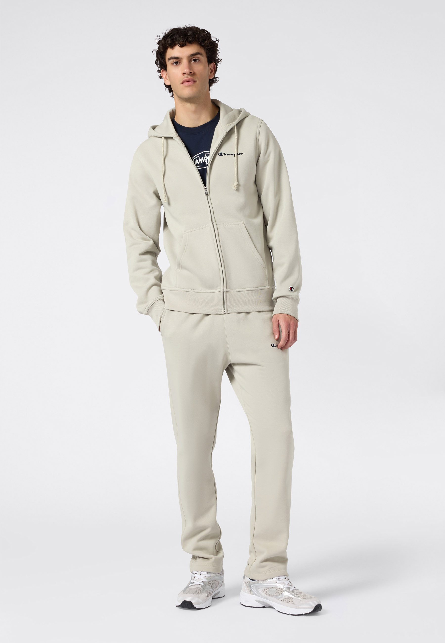 Champion Kapuzensweatjacke aus Baumwolle und Polyester, erhältlich in den Größen S bis XXL – Bild 5 von 5