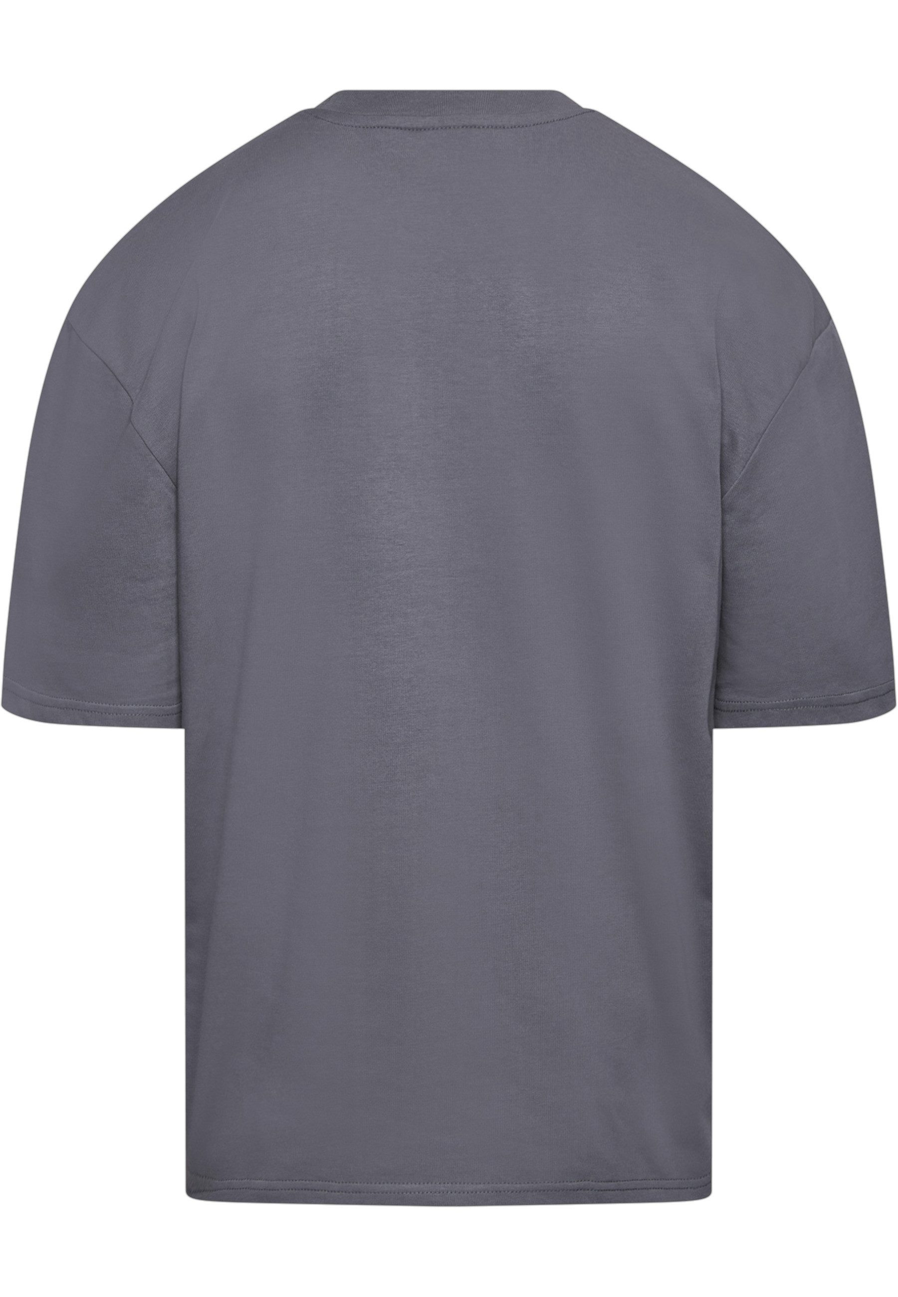 Dropsize T-Shirt Dropsize Herren Heavy Oversize Front Rubber Patch T-Shirt (1-tlg)