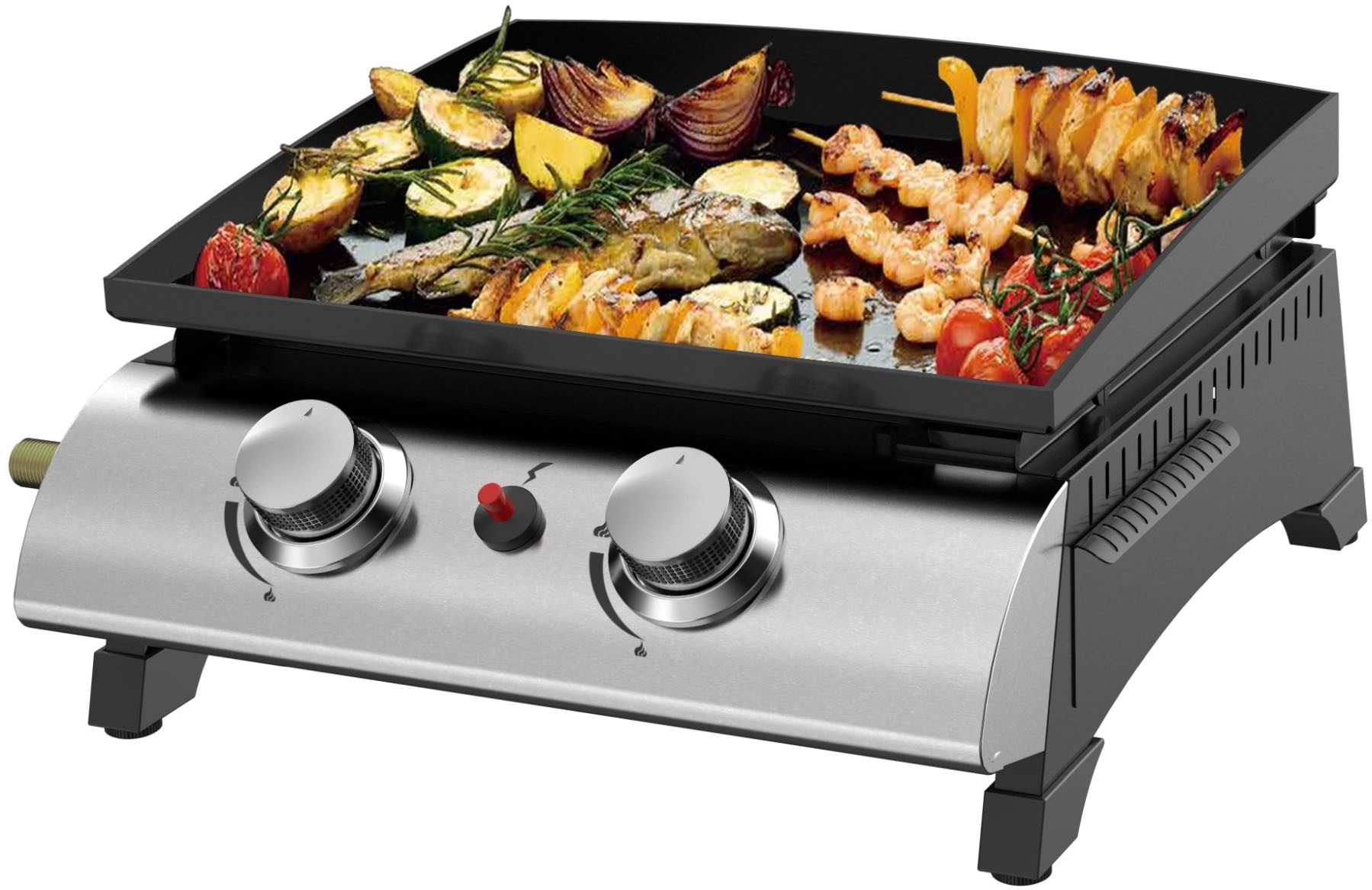 El Fuego Gasgrill Planchagrill Austin II, mit gusseiserner Planchaplatte