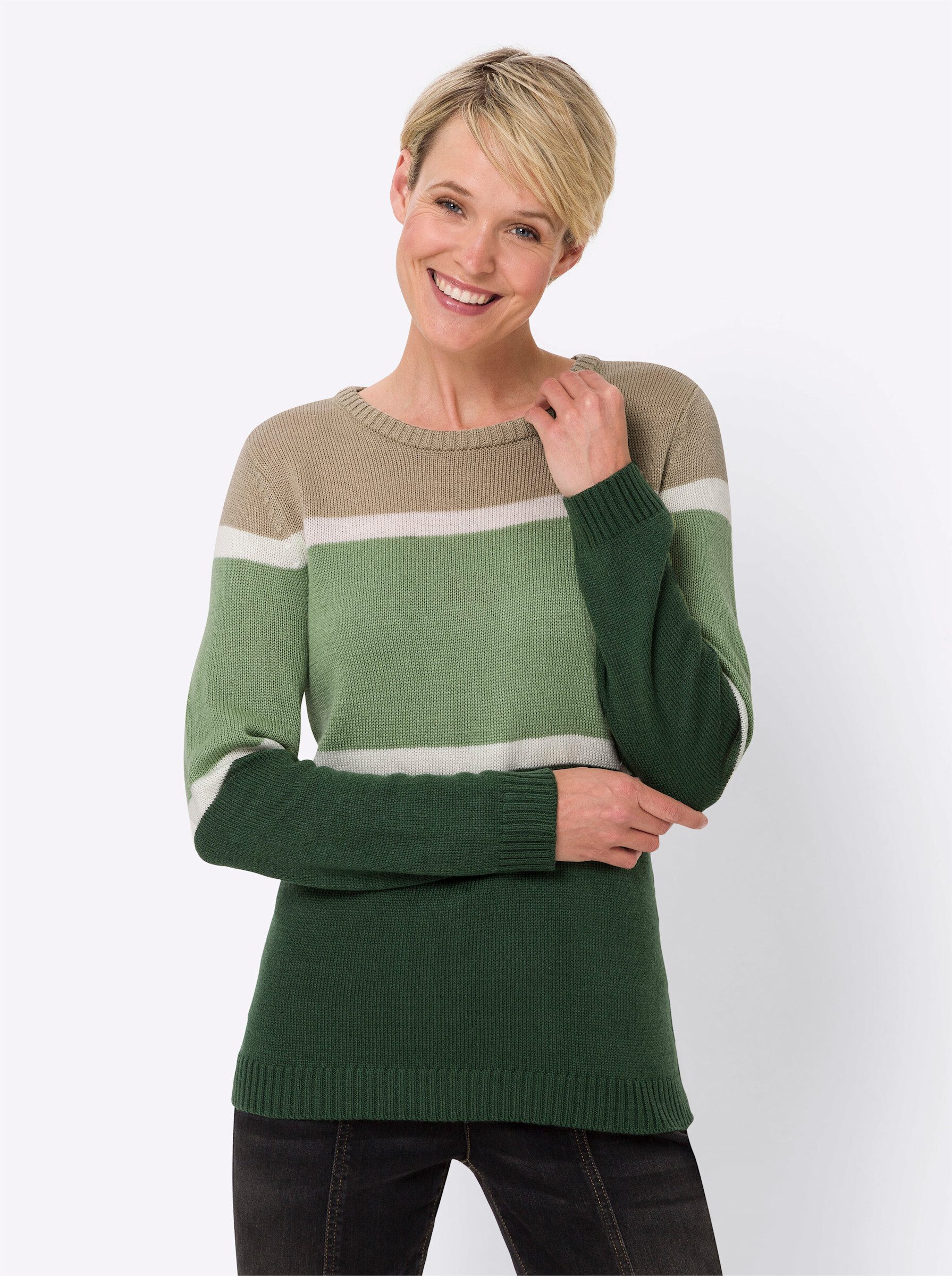 Fisoew Damen Langarmshirt Mit Knöpfen – Leichter Strickpullover, Gerippt, Lässig Für Herbst