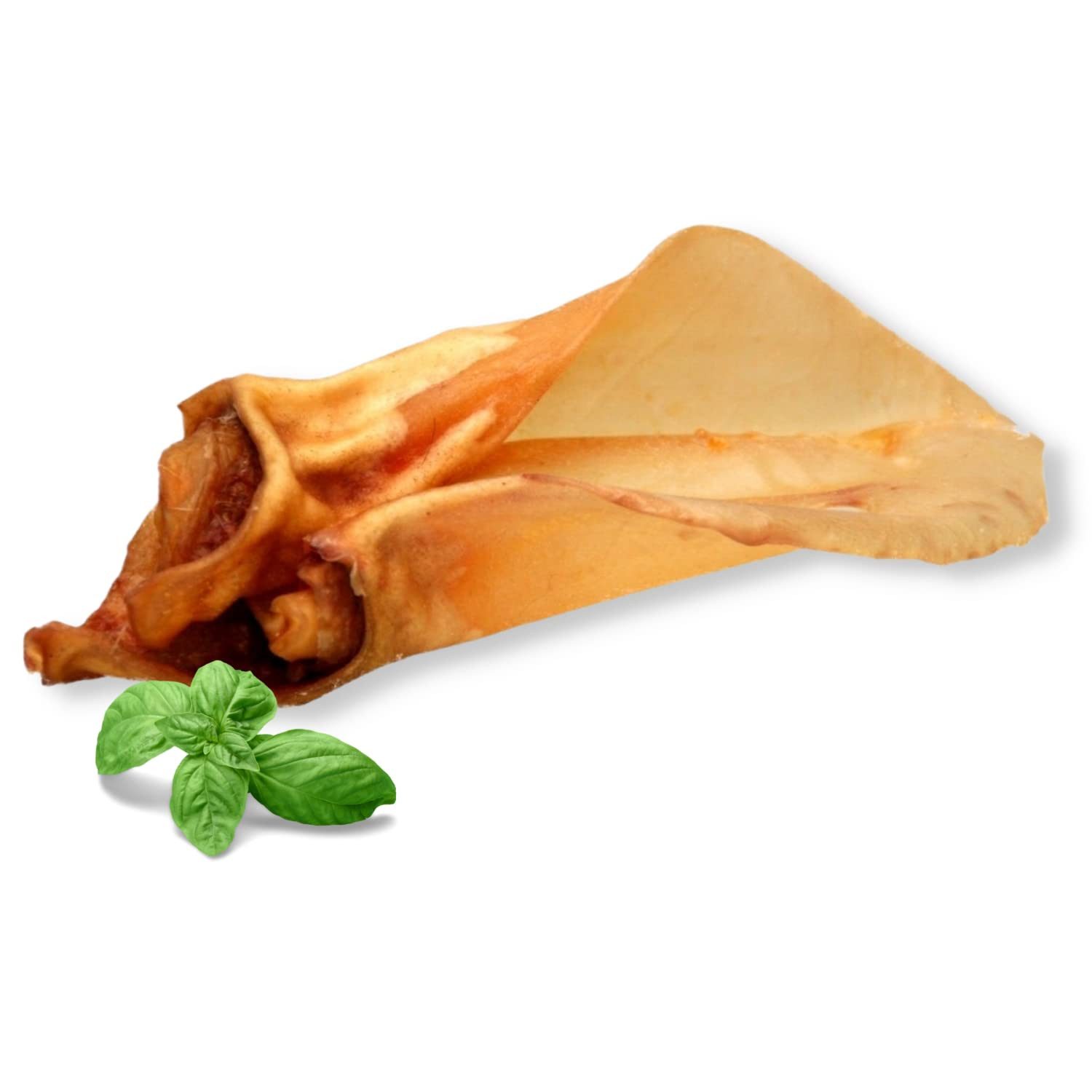 Supravit Rinderohren getrocknet 1kg - Natürliches & gesundes Hunde Leckerli Rinderohren, Snack für: Hund