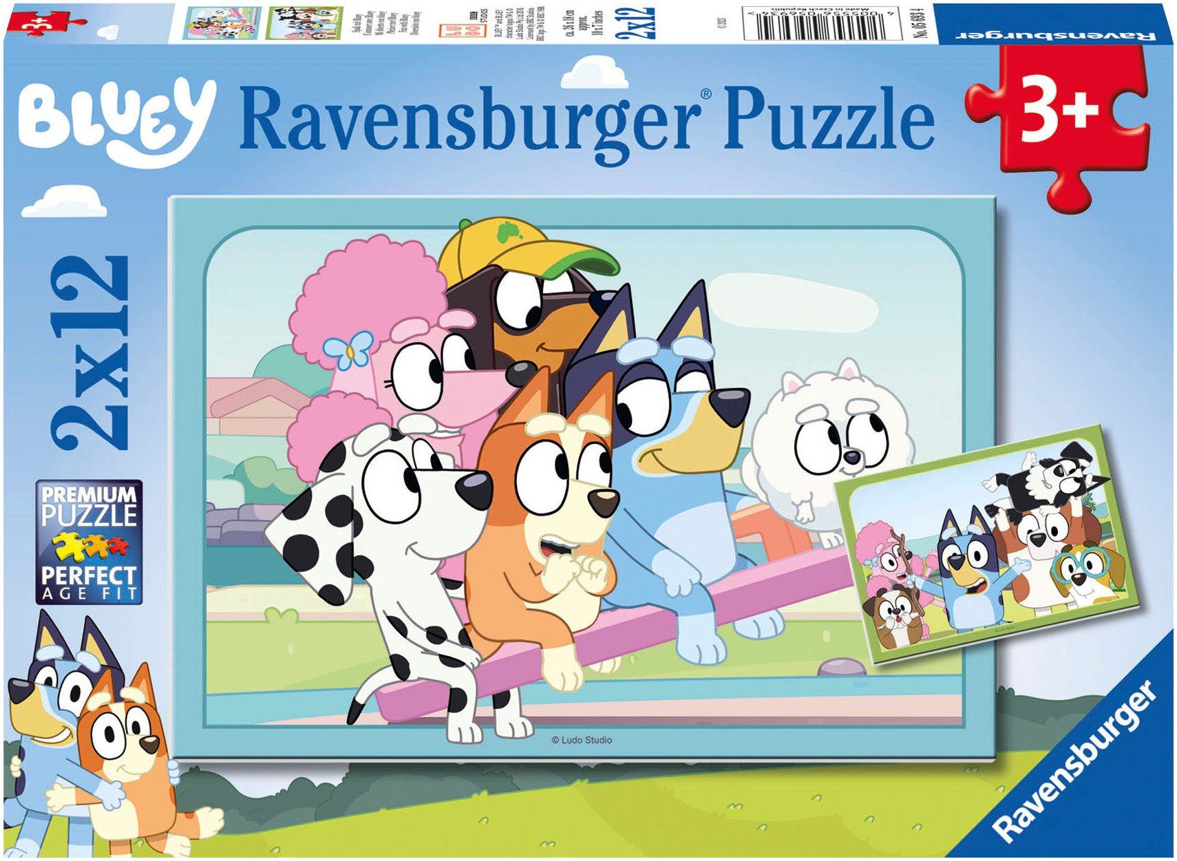 Ravensburger Puzzle Spaß mit Bluey, 24 Puzzleteile, Made in Europe, FSC® - schützt Wald - weltweit