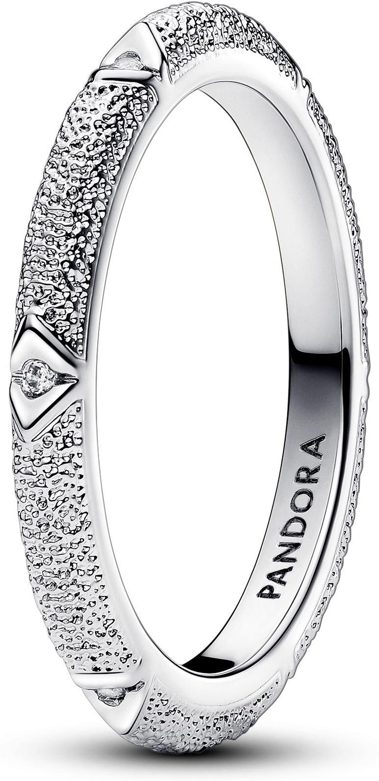 Pandora Fingerring Pandora ME Struktur & Steine Ring 193322C01 Damenring
