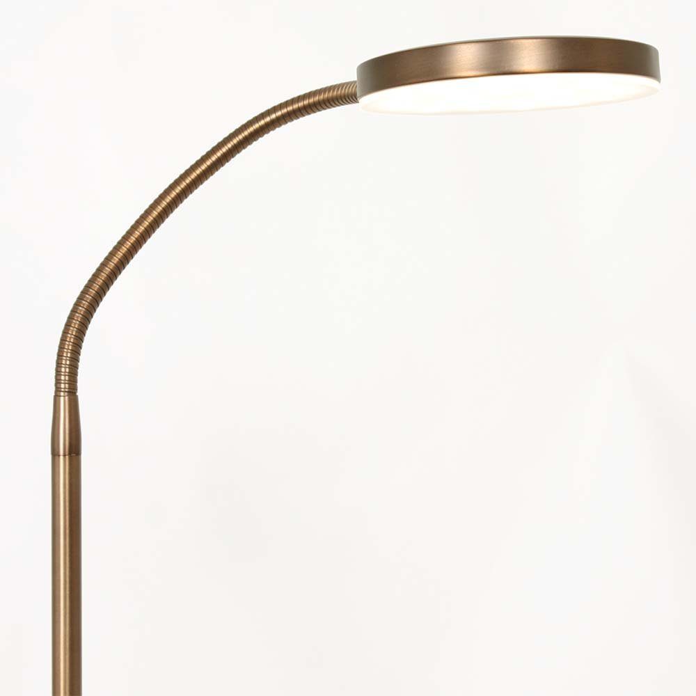 Steinhauer LIGHTING LED Stehlampe, LED-Leuchtmittel fest verbaut, Warmweiß, Stehleuchte Leselampe Beistellleuchte LED Flexo Wohnzimmerlampe