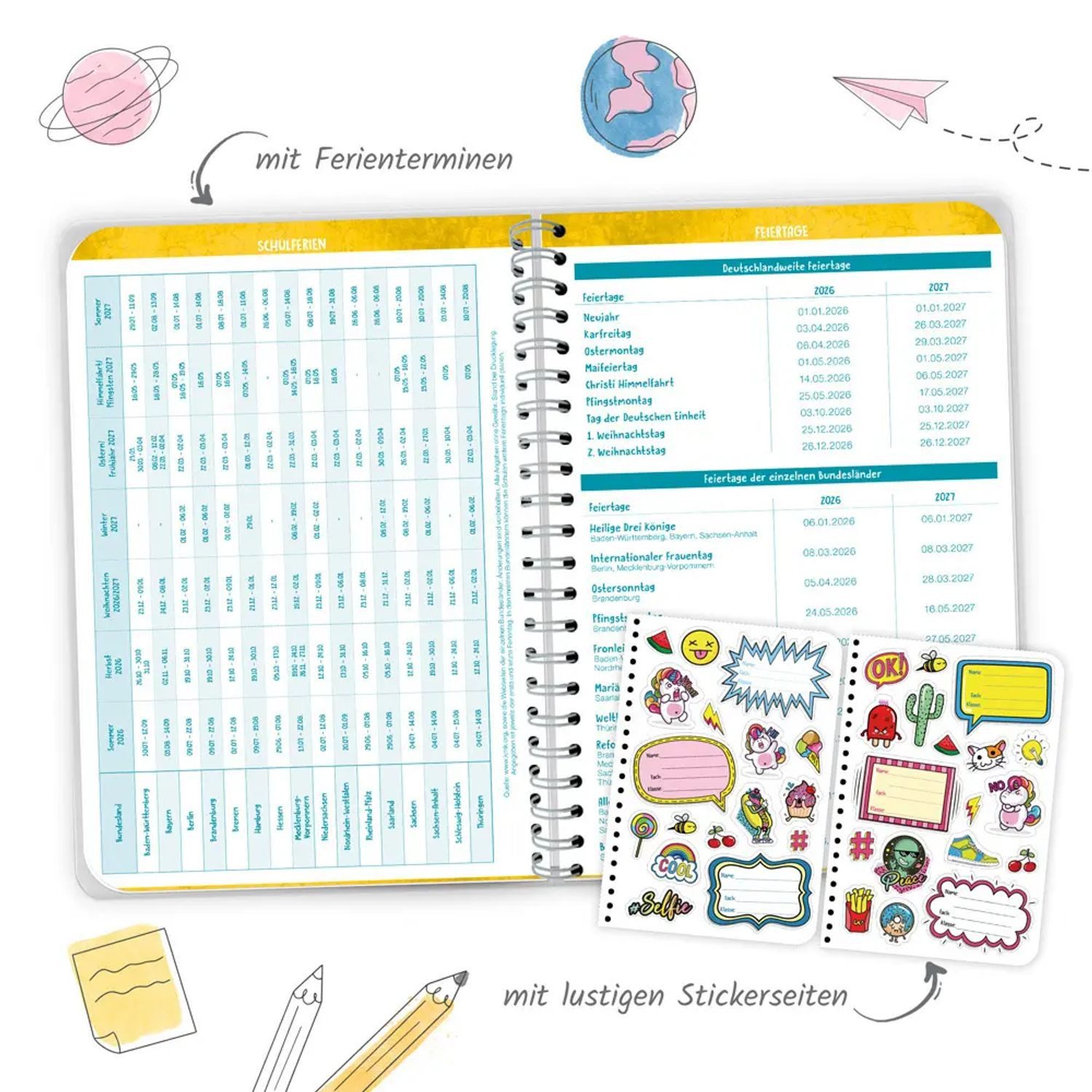 Trötsch Verlag Schülerkalender TRÖTSCH - Grundschulplaner Fuchs 26/27 – Bild 4 von 5