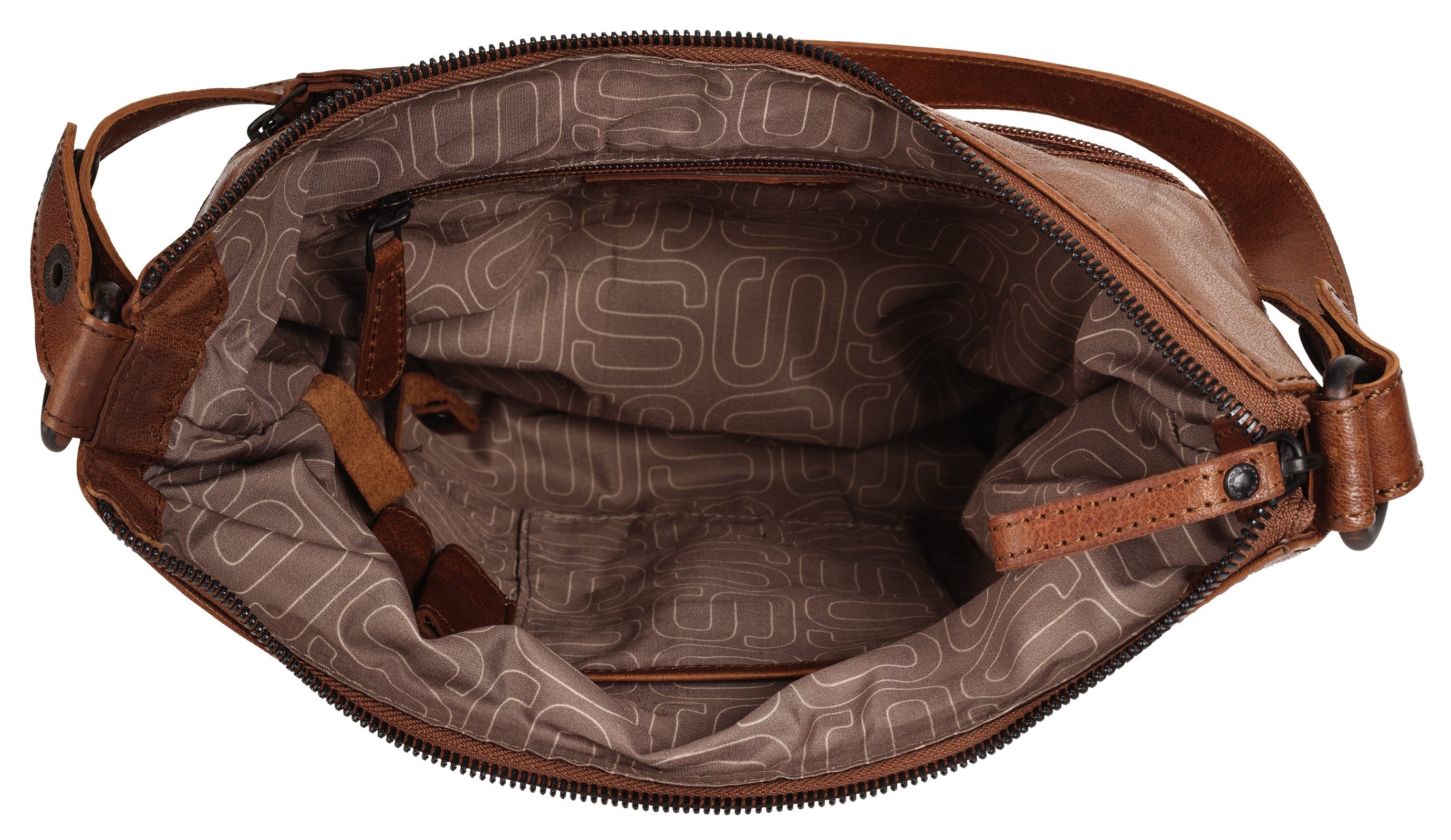 Spikes & Sparrow Umhängetasche, echt Leder