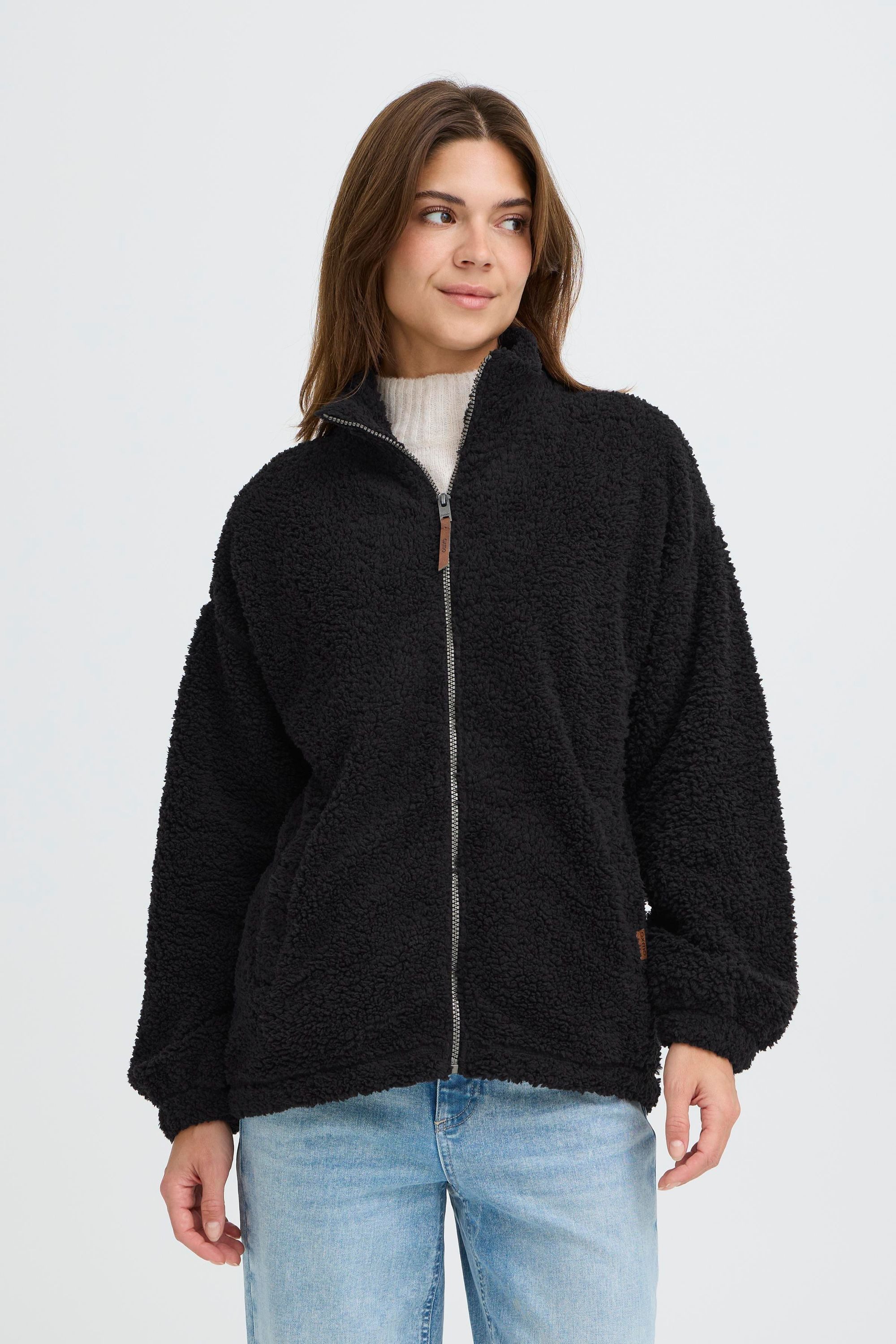 OXMO Trainingsjacke OXBERINA Gemütliche Zip-Jacke günstig online kaufen