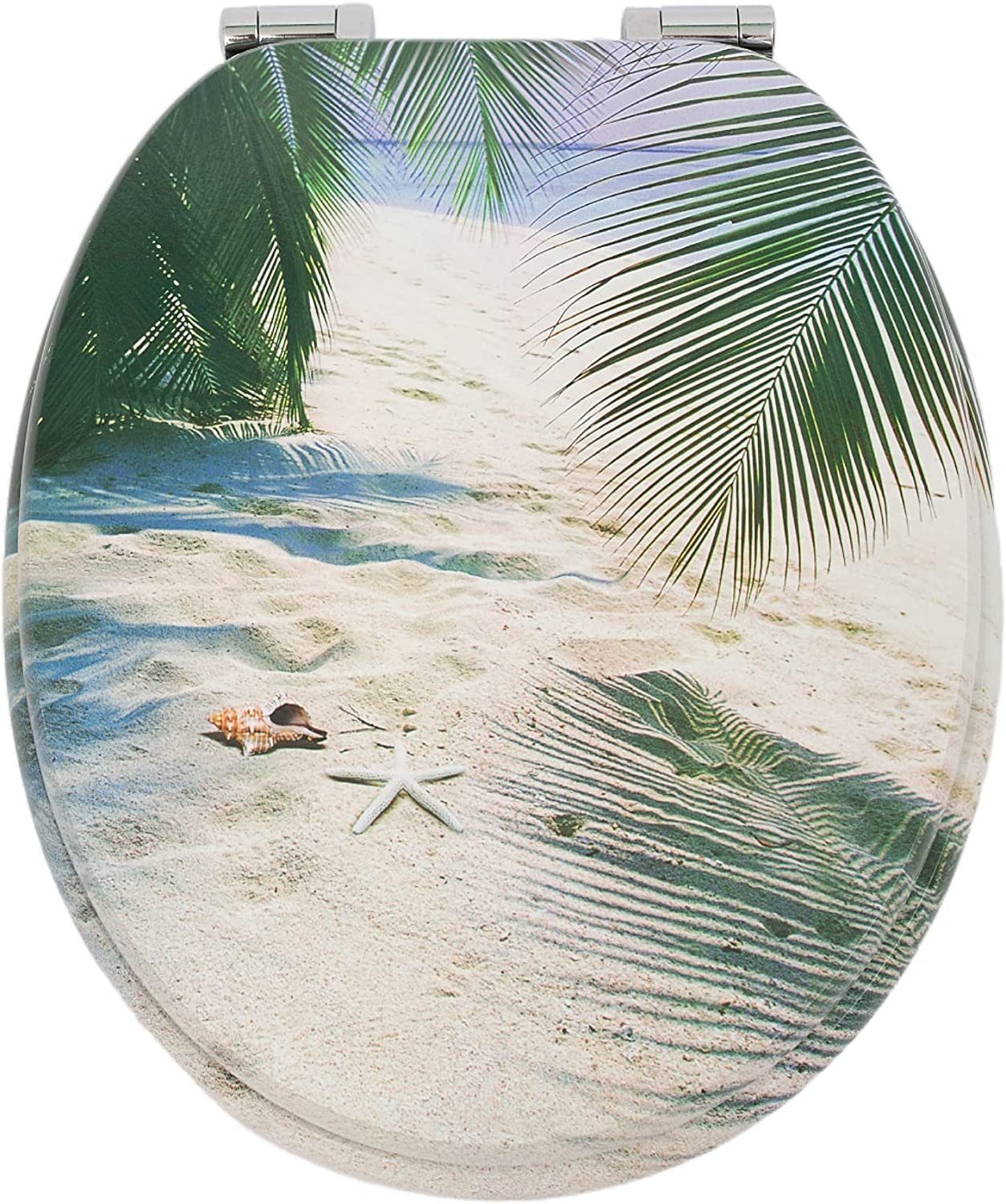 Elegear WC-Sitz Mehrere Stile, toilettendeckel mit absenkautomatik, einfache Montage (1-St), Hochwertige Toilettensitz aus MDF, abnehmbar klodeckel, Quick-Release