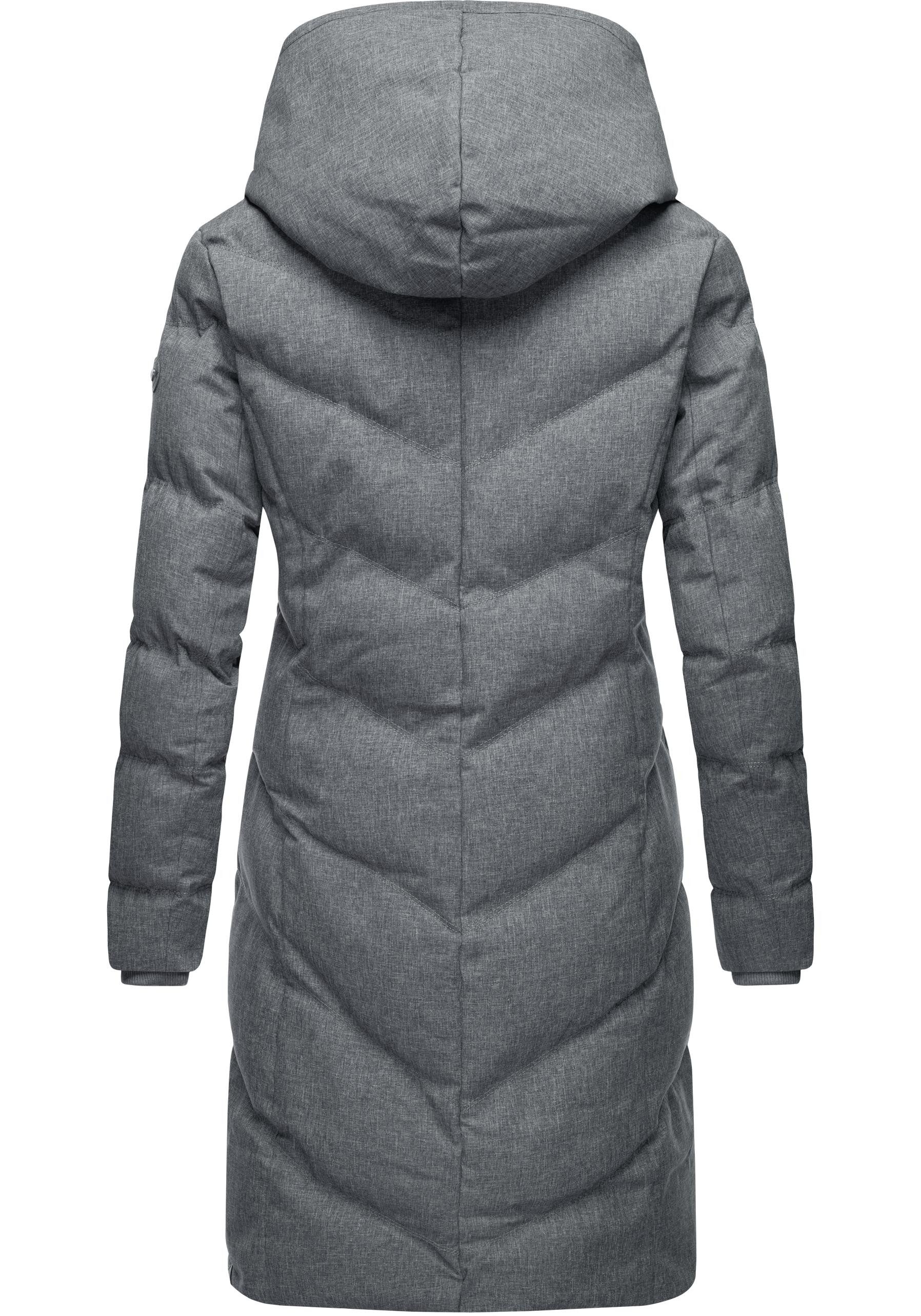 Ragwear Steppmantel Natalka stylischer, gesteppter Winterparka mit gefütterter Kapuze