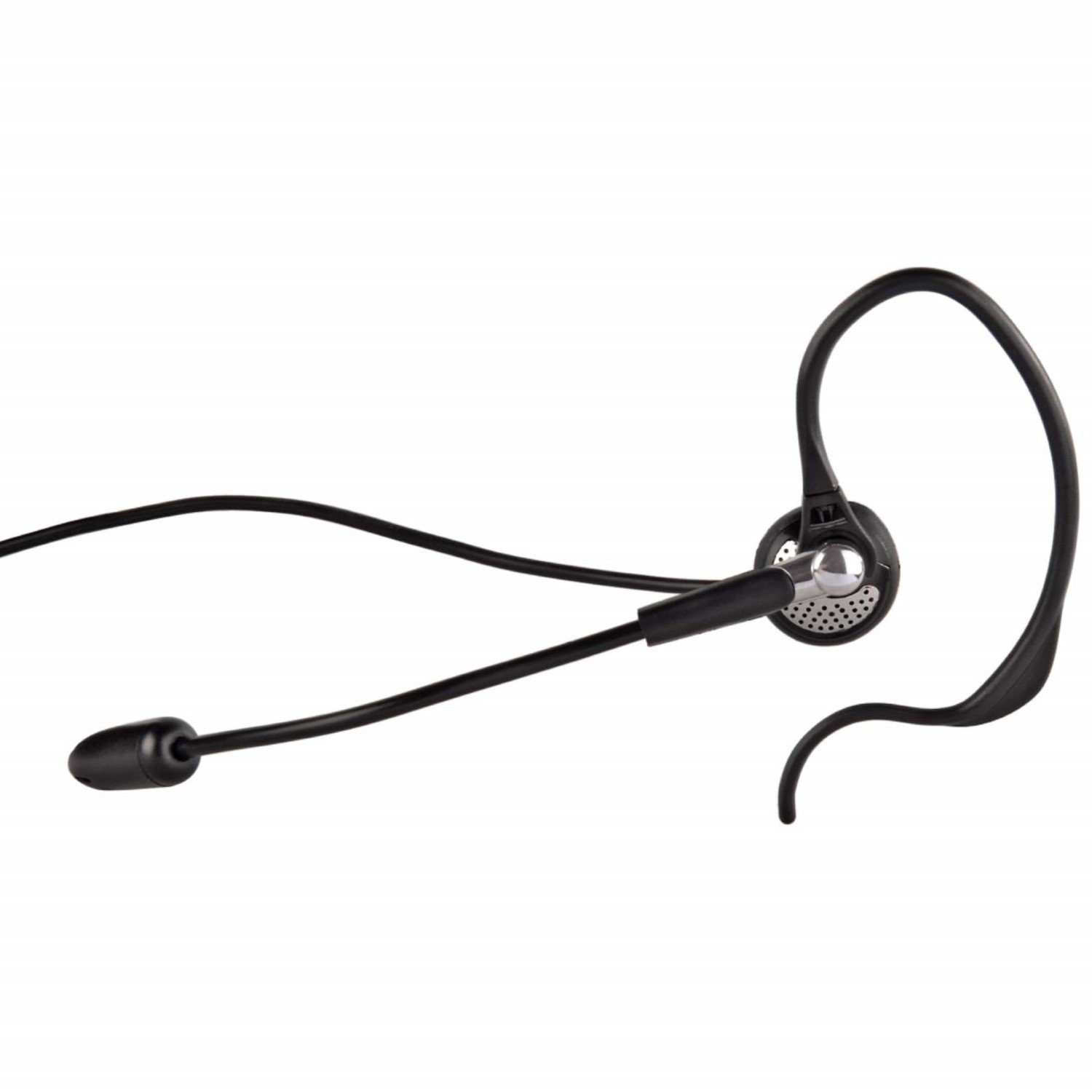Hama Mono Headset Kopfhörer 2,5mm Klinke Ohrbügel Smartphone-Headset (Universal, Mikrofon, Stummschaltung, etc, Kein, Universal Klinken-Stecker passend für Gigaset DECT Telefon Festnetz)