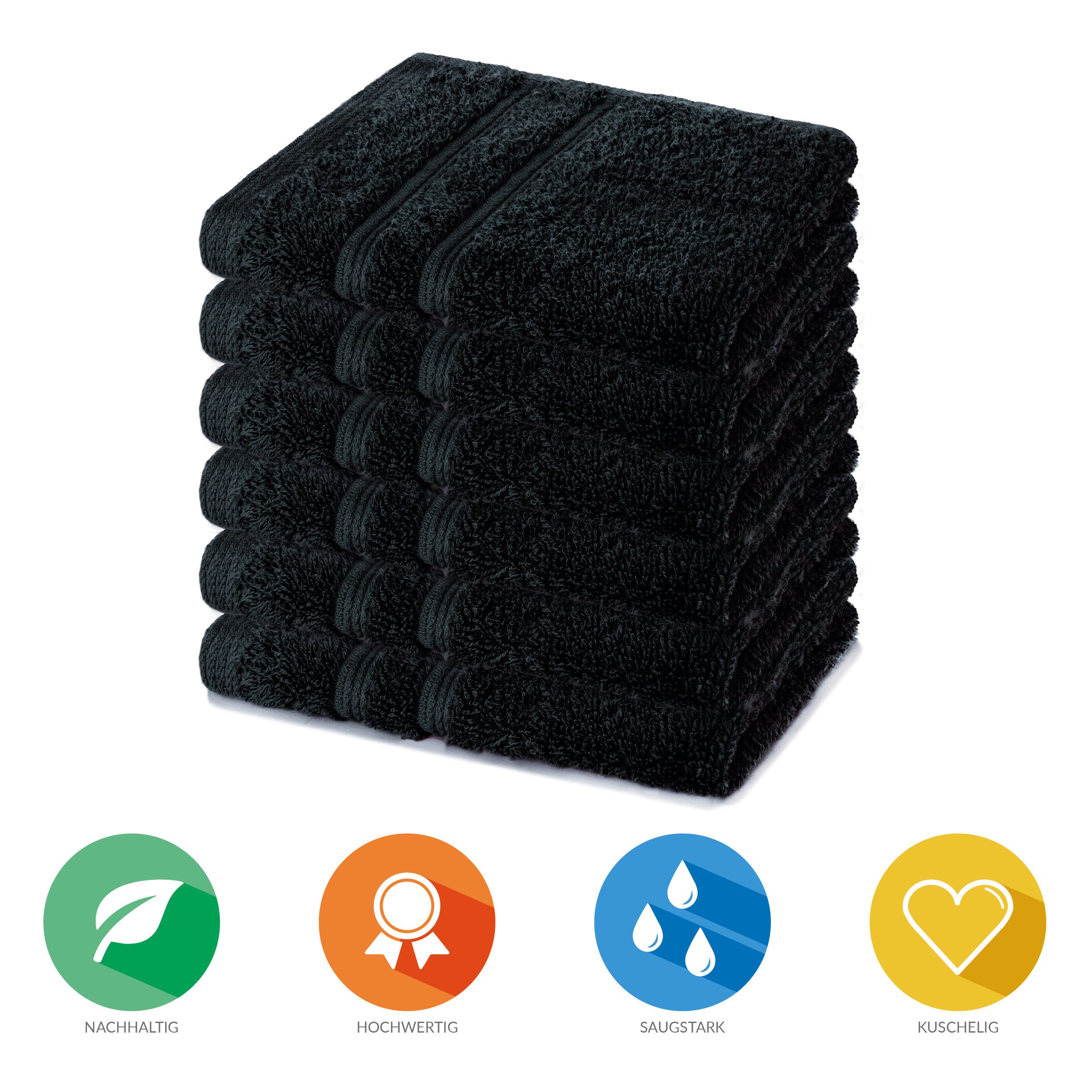 Lavea Seiftuch Bali Seiftücher, Waschlappen Frottee 30x30 cm, Weiches Bio-B günstig online kaufen