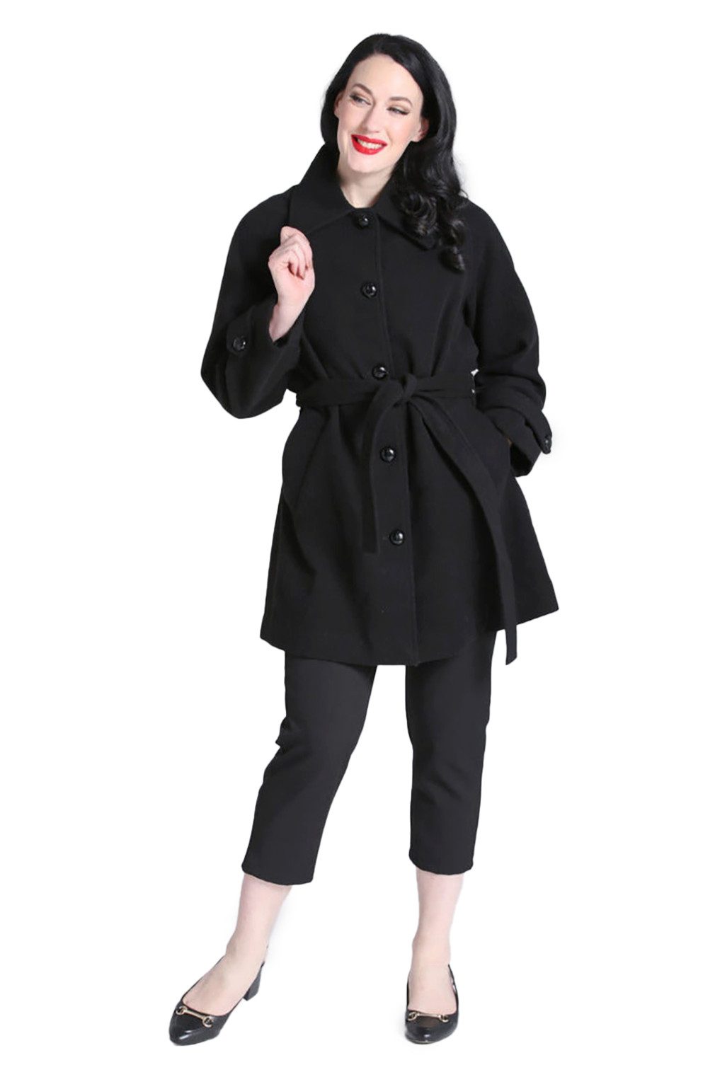 Hell Bunny Kurzmantel Juliette Coat Vintage günstig online kaufen