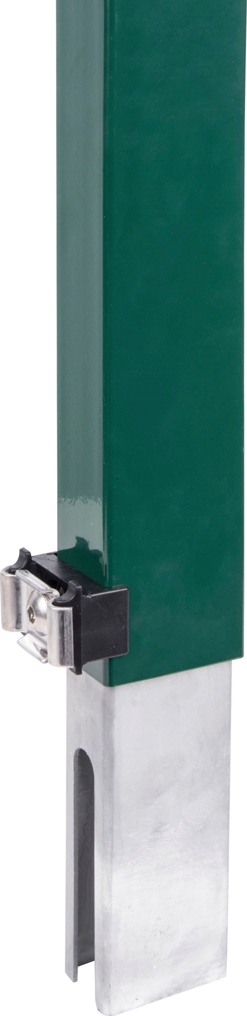 Alberts Doppelstabmattenzaun »Zaunerhöhung, Erhard«, Höhe: 60 bzw. 80 cm, für Pfostenbreite 40 mm
