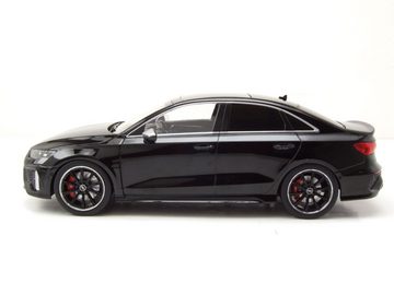 MCG Modellauto Audi RS3 Limousine 2022 schwarz Modellauto 1:18 MCG, Maßstab 1:18