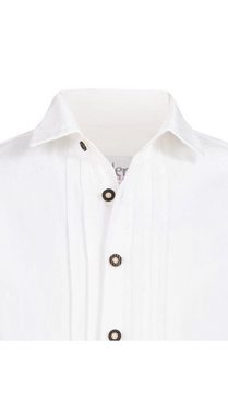 Nübler Trachtenhemd Kindertrachtenhemd Langarm Josef in Weiß von Nübler