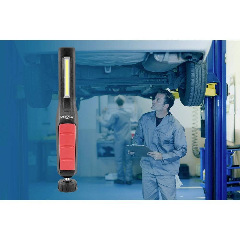 Magnethalterung, mit mit lm, 230 ANSMANN® LED Gürtelclip verstellbar, Taschenlampe Profi-Penlight