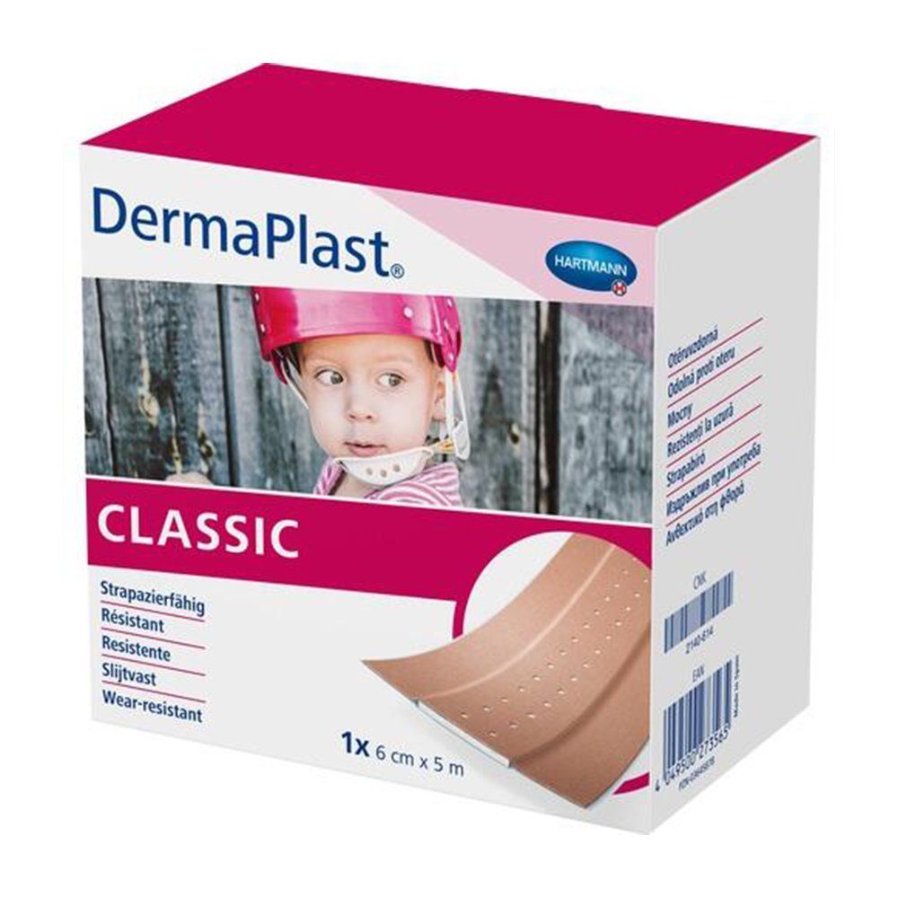 PAUL HARTMANN AG Pflaster DERMAPLAST CLASSIC Wundpflaster 6 cmx5 m, 1 St (1 St)