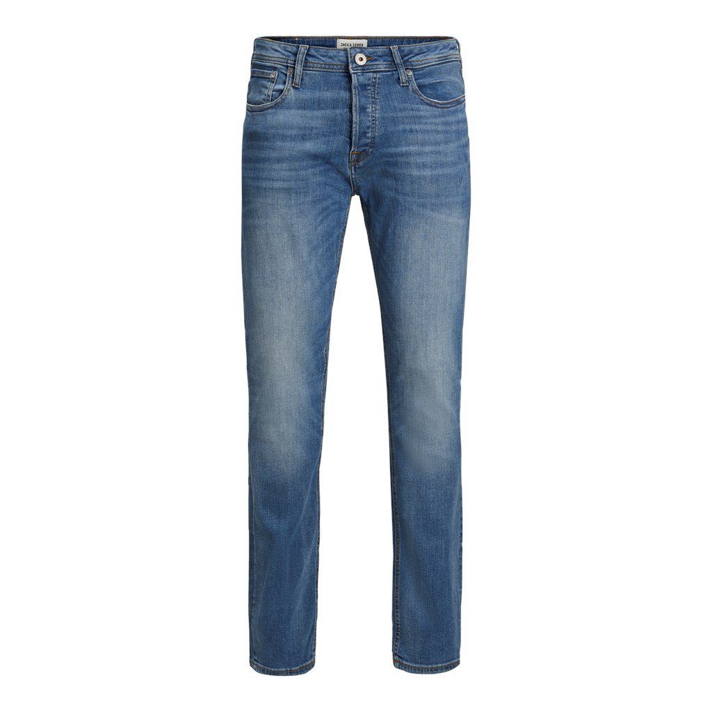 Slim-fit-Jeans Jack & Jones Herren Jeans-Hose - JjiTim JjOriginal Denim Slim-Fit